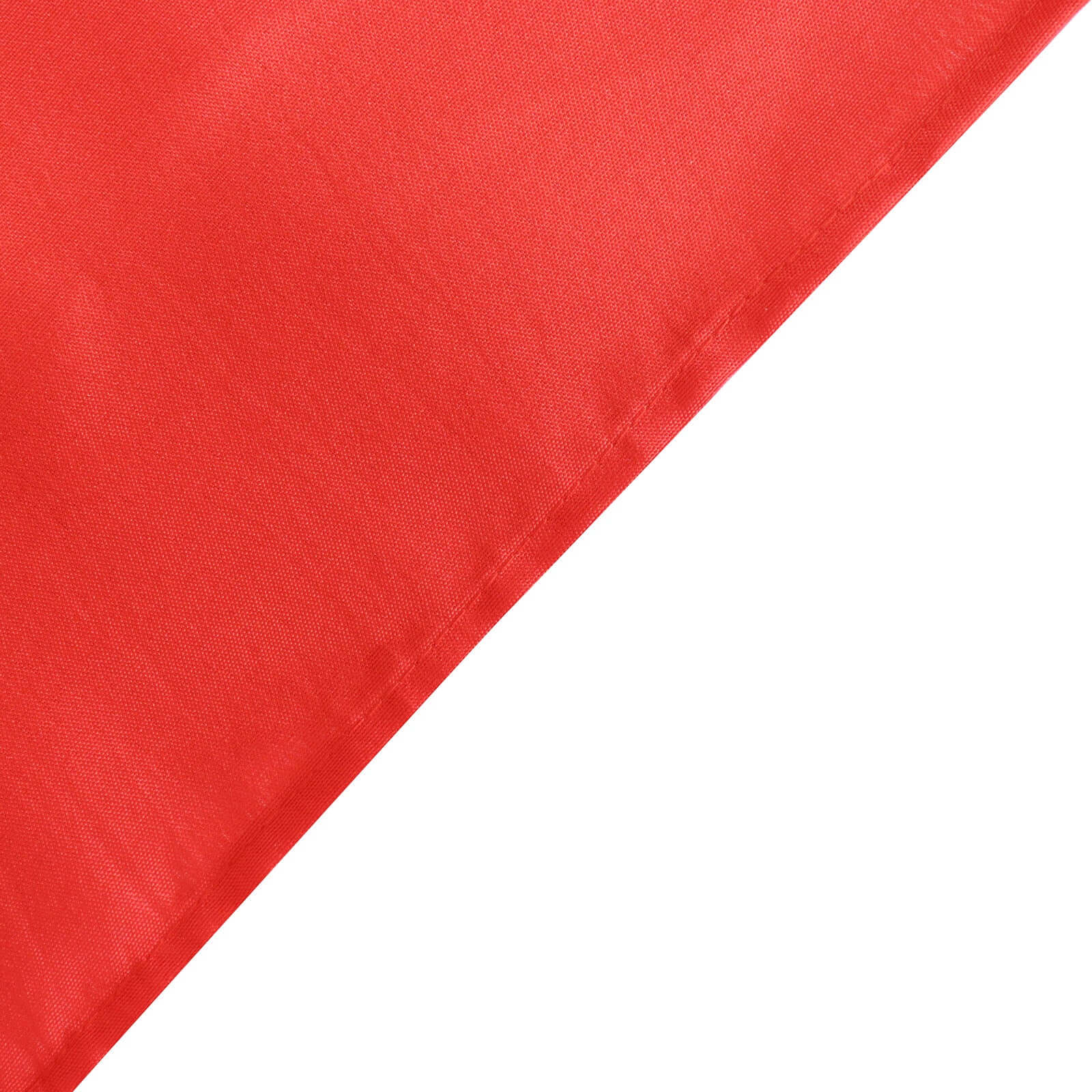 Polyester 54"x96" Rectangle Tablecloth Red - Wrinkle-Resistant & Easy-to-Care Table Cover