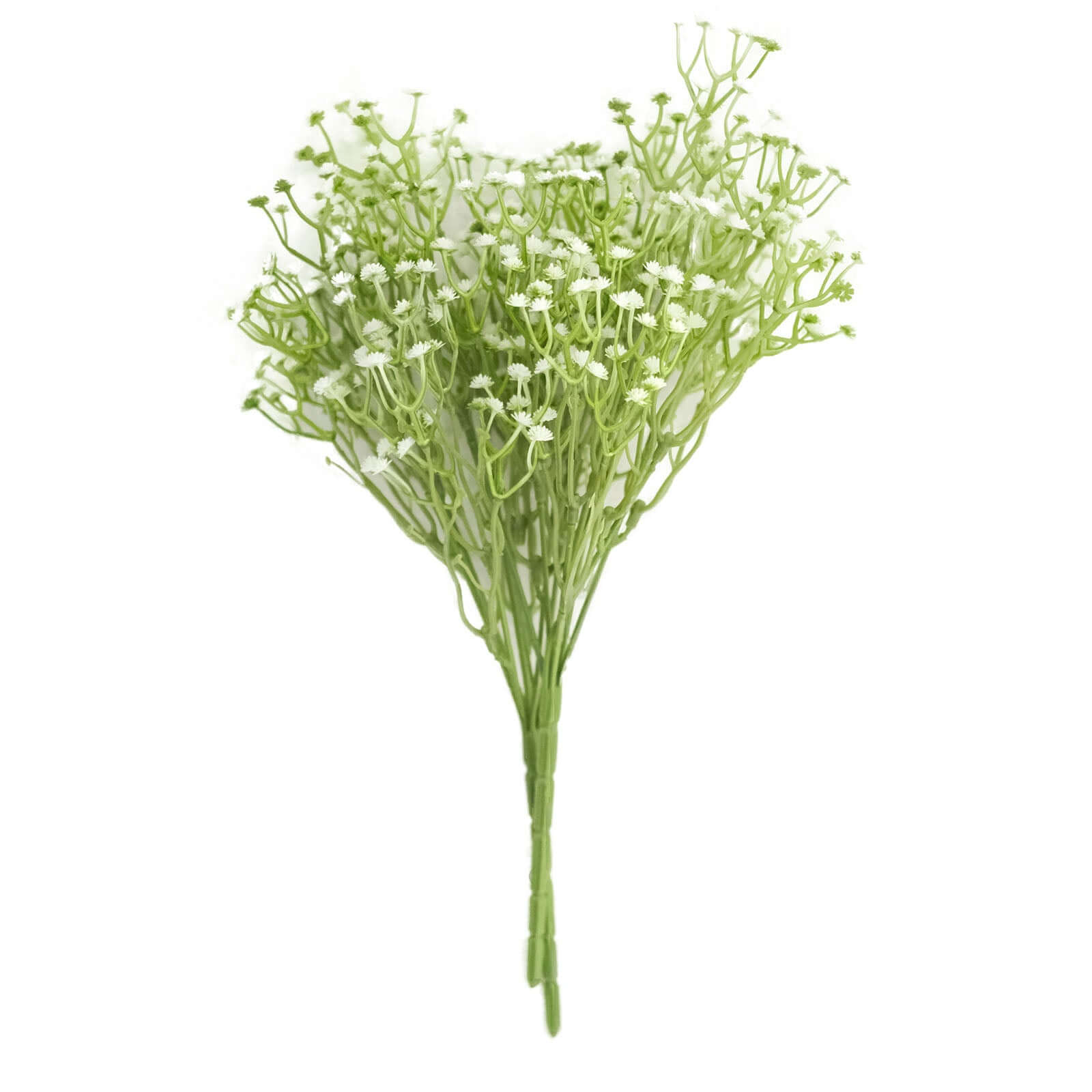 3 Bushes White 14" Artificial Baby's Breath Gypsophila Flower Arrangements, Real Touch Indoor Faux Floral Bouquets
