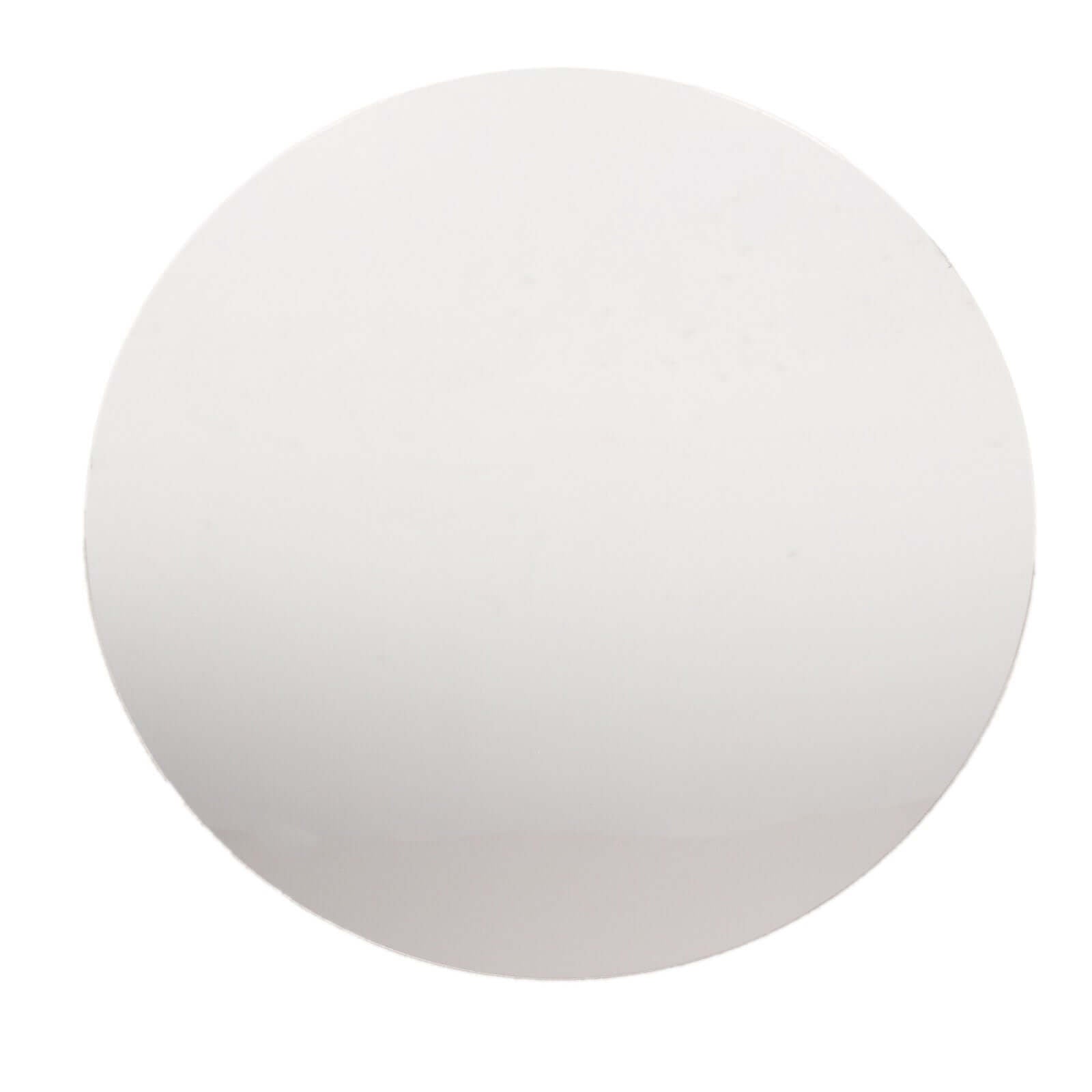 10-Pack Dining Plate Chargers Decorative Acrylic Mirror Silver Round - Lightweight Event Display 13"