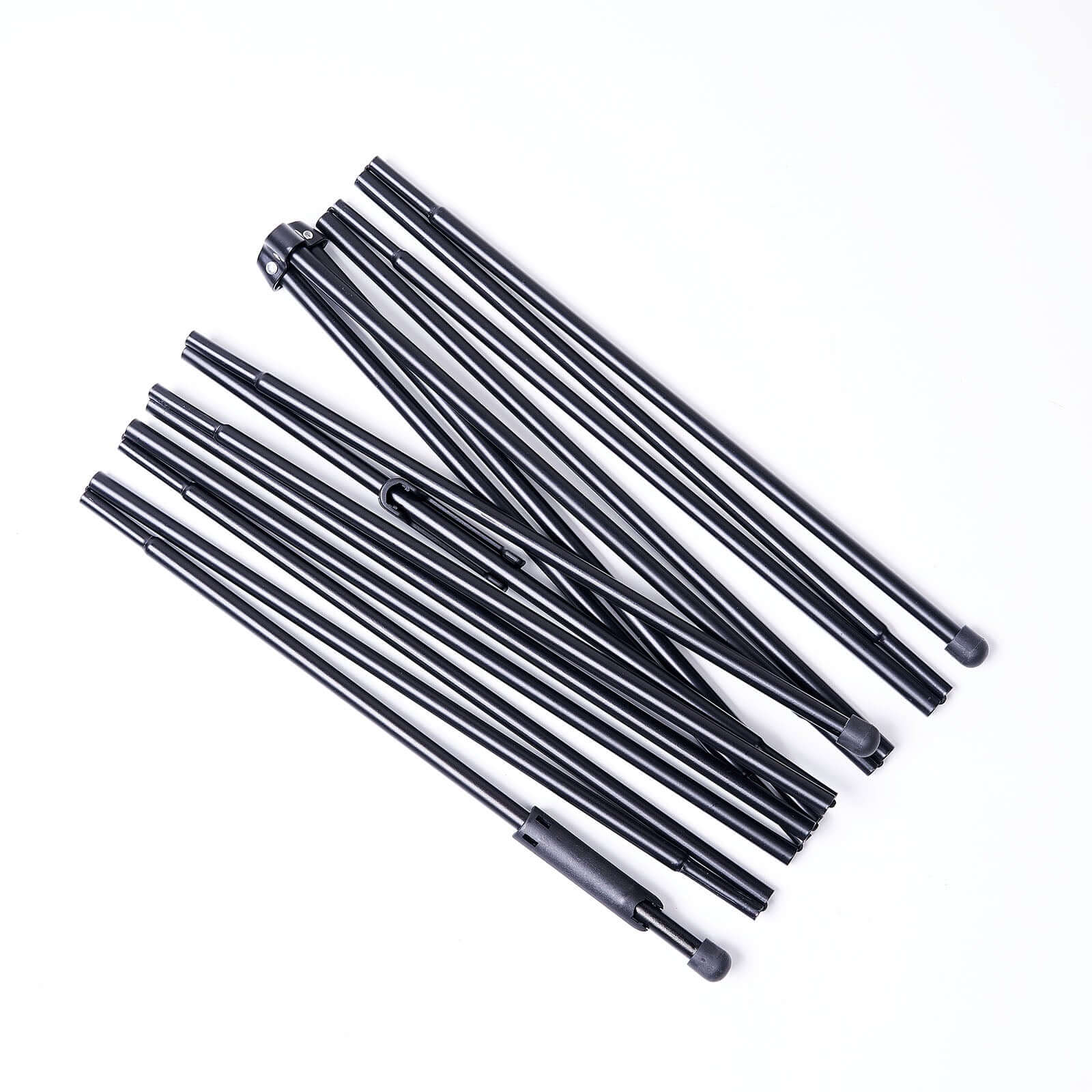 65" Black Metal Sign Holder Easel Stand, Collapsible Tripod Stand