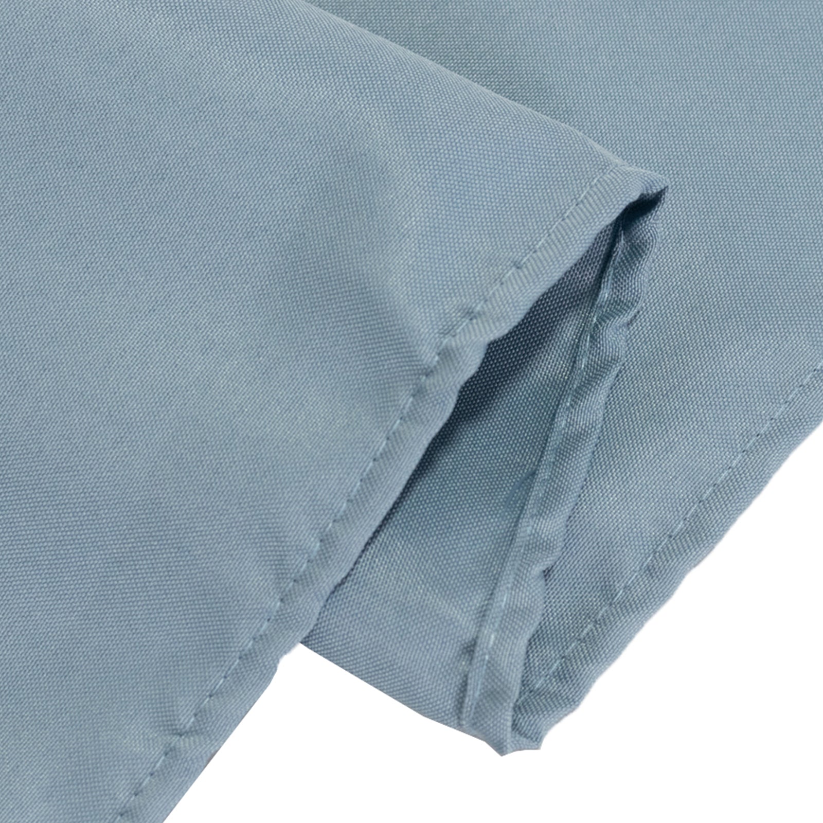 Premium Polyester 90"x132" Rectangle Tablecloth Dusty Blue - Seamless 220GSM Stain-Resistant Table Cover