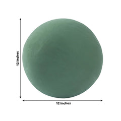 12" Green DIY Flower Arrangements Craft Foam Ball, Smooth Floral Foam Ball