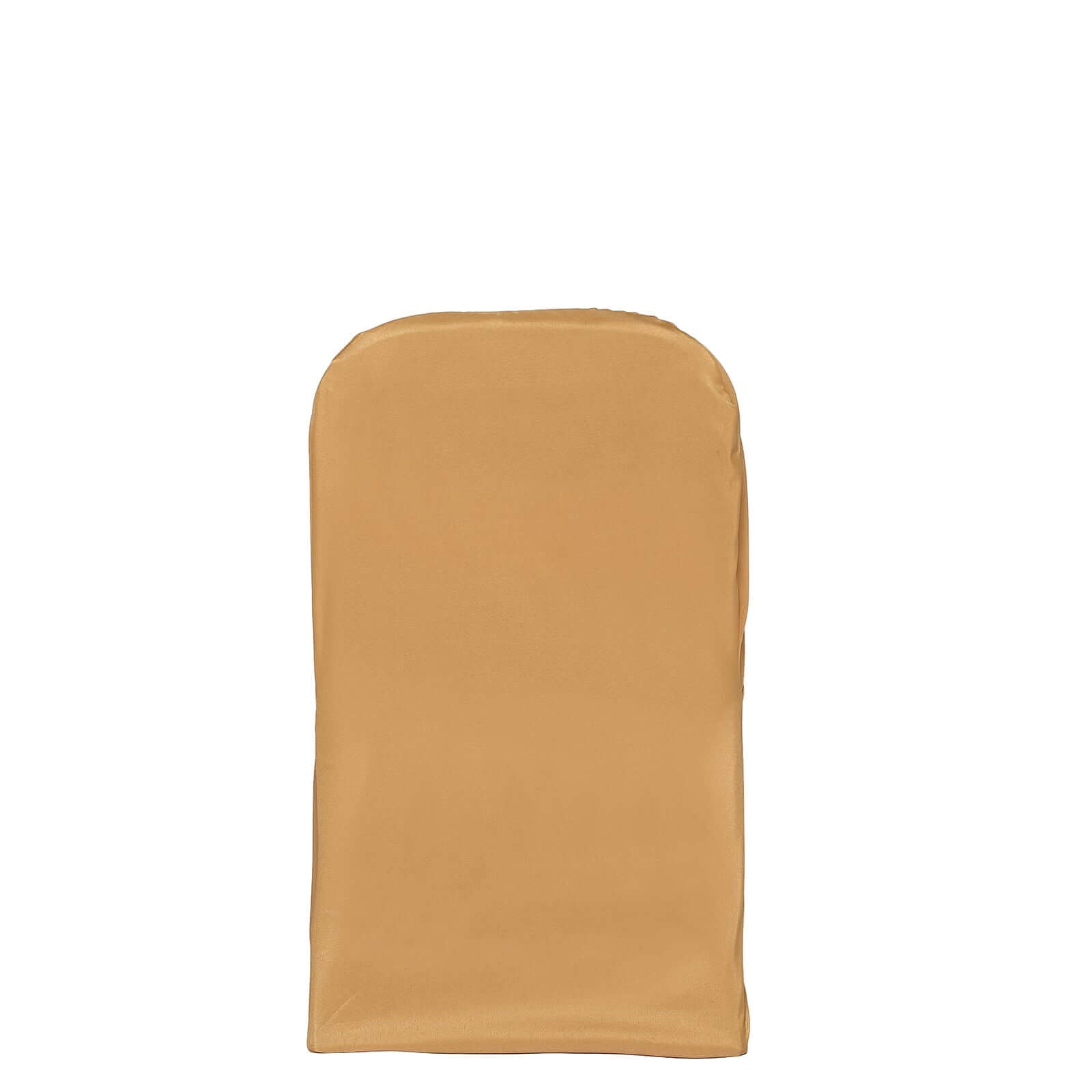 Polyester Slip On Folding Chair Covers Gold - Stain-Resistant Reusable Durable Fabric