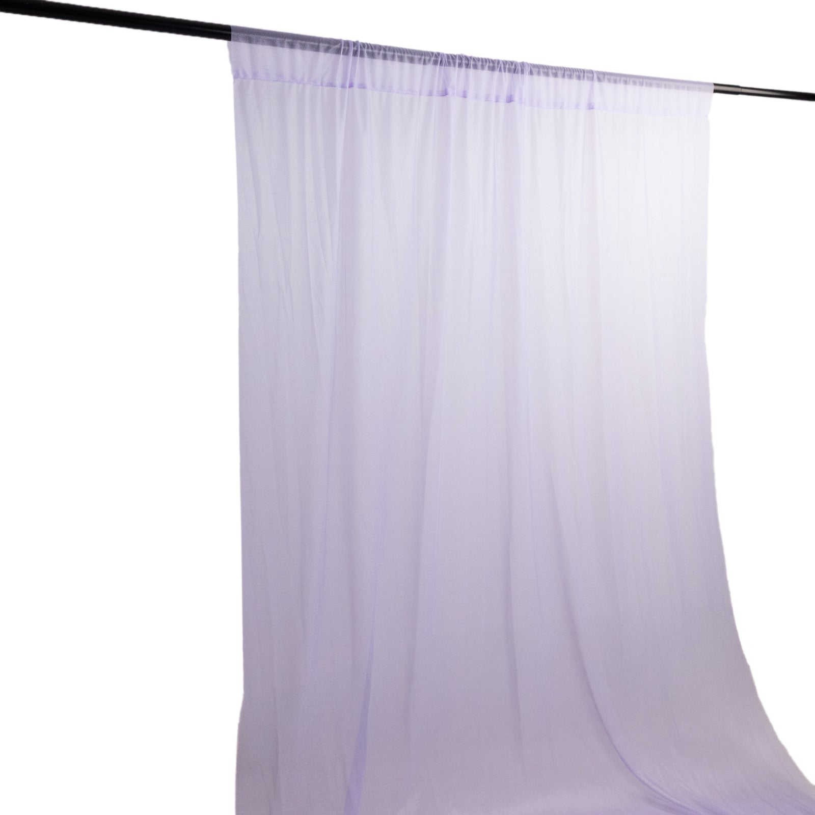 Lavender Lilac Sheer Backdrop Drape – 5ft x 14ft Wedding Arch & Ceiling Decor Panel, Wrinkle Free with Soft Shimmer