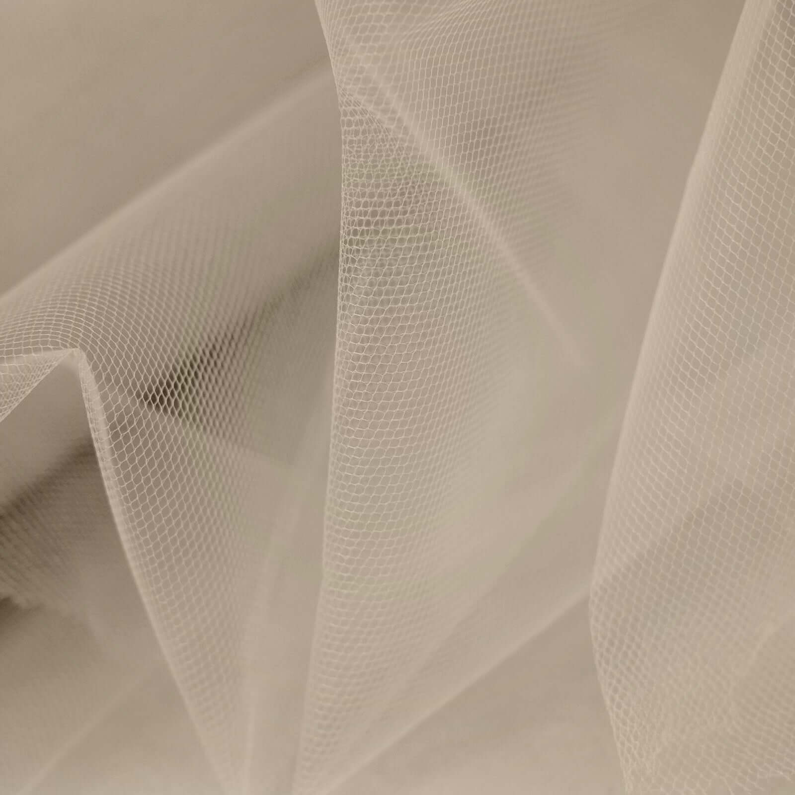 18"x100 Yards Taupe Tulle Fabric Bolt, Sheer Fabric Spool Roll For Crafts