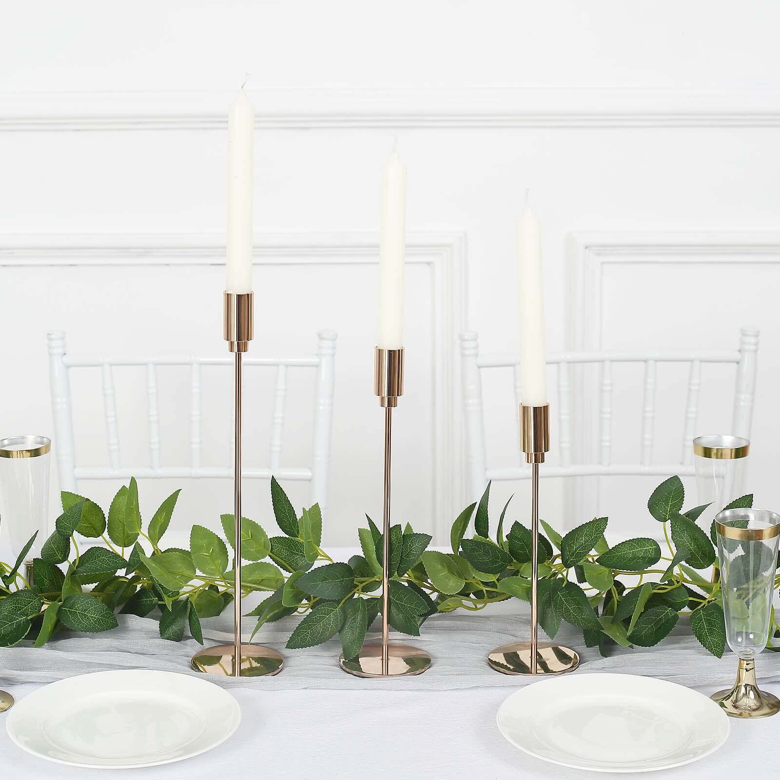 6ft Real Touch Green Artificial Silk Rose Leaf Hanging Vine, Flexible Greenery Table Garland