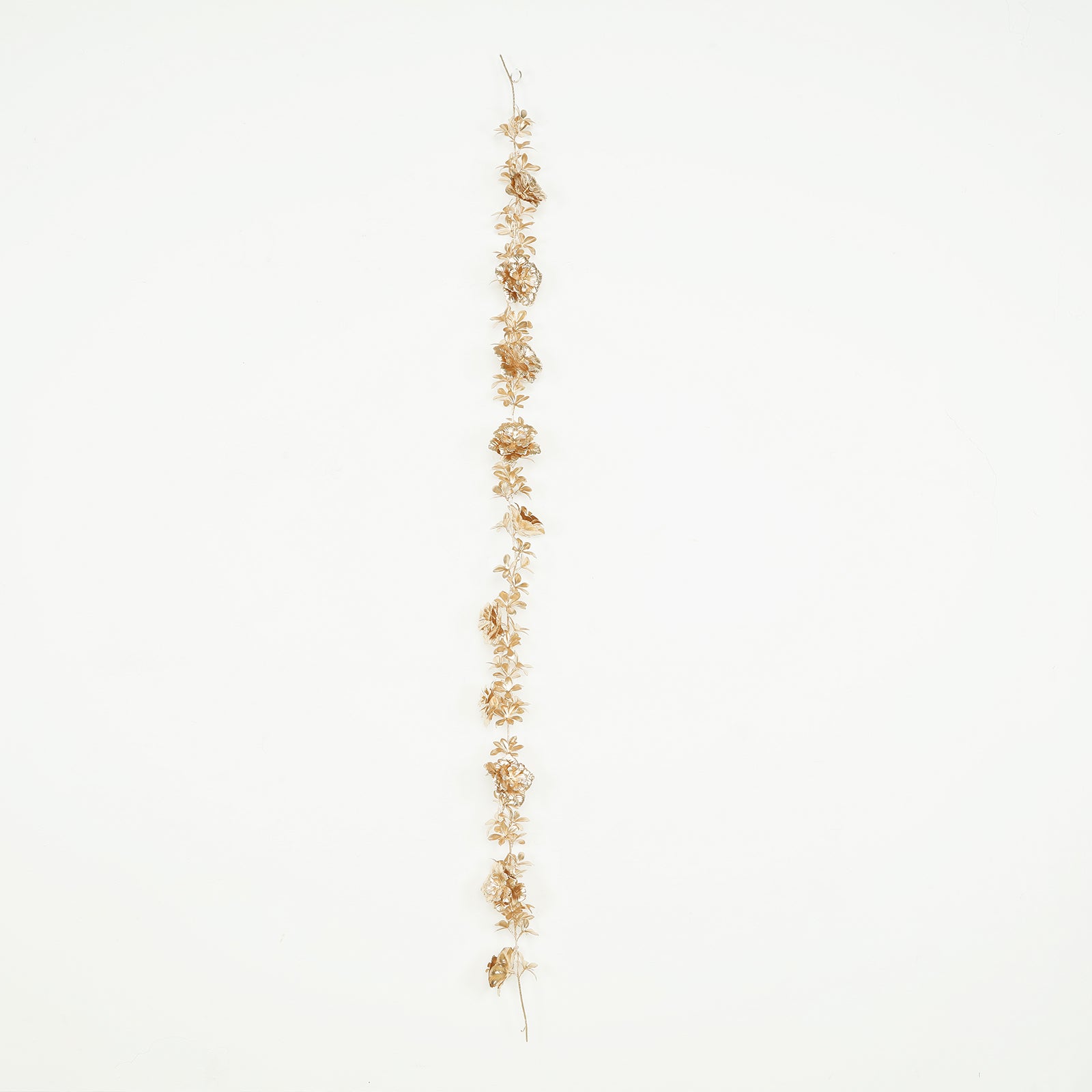 6.5ft Metallic Gold Artificial Flower Garland  - Magnolia & Jasmine Hanging Vine for Table, Arch & Backdrop Decor