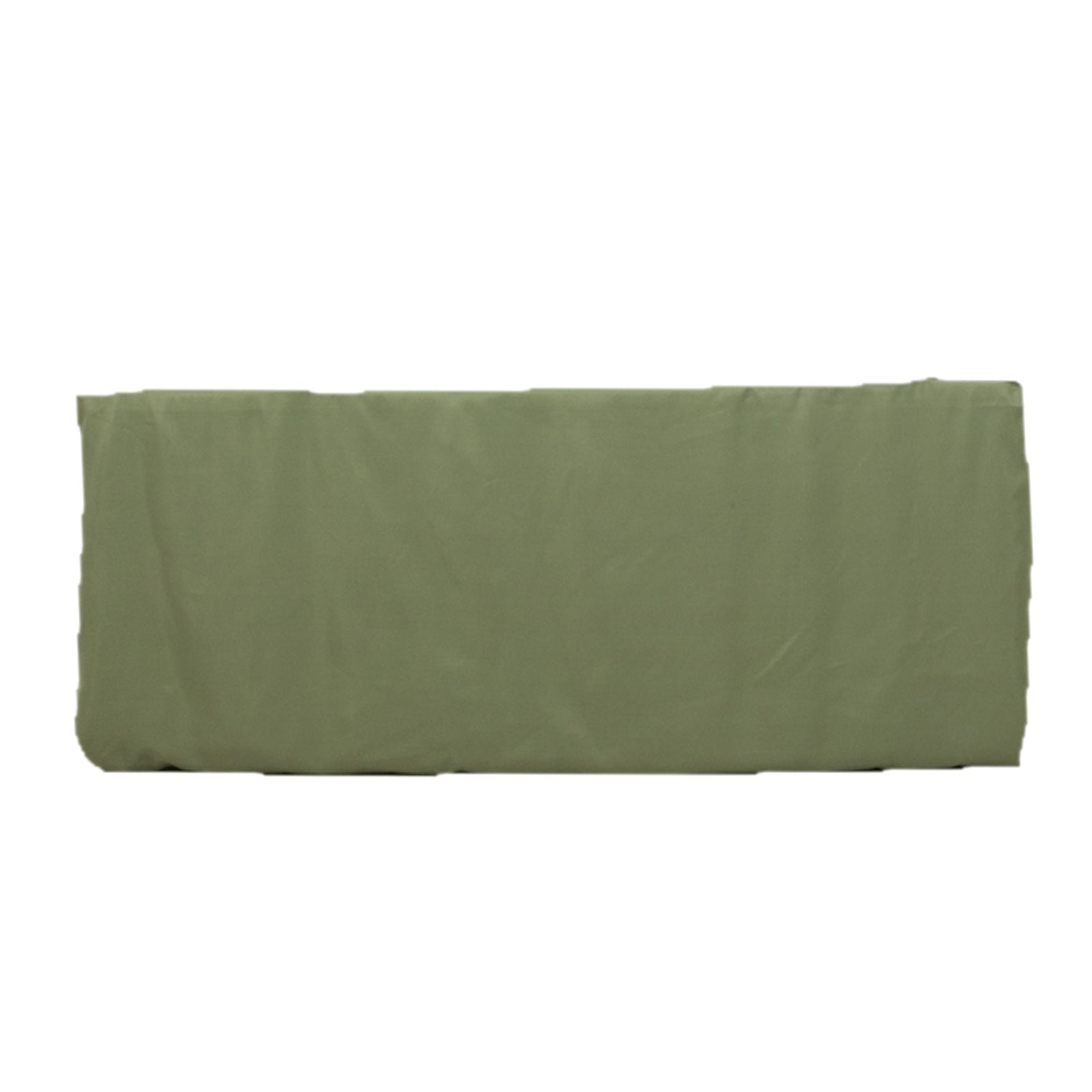 Fitted Polyester 72"x30" Rectangle Tablecloth Dusty Sage Green - Durable Table Cover