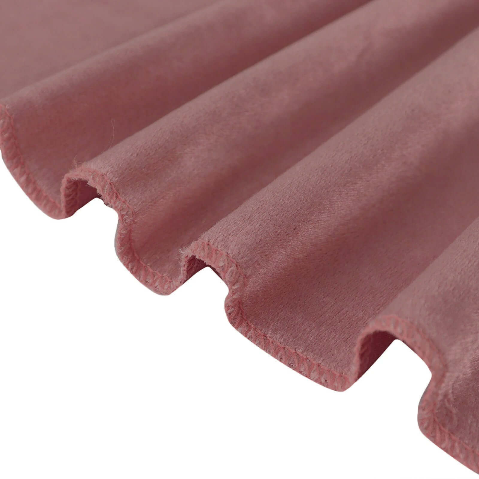 Premium Velvet 12"x108" Table Runner Dusty Rose - Sheen Finish Reusable Table Decor