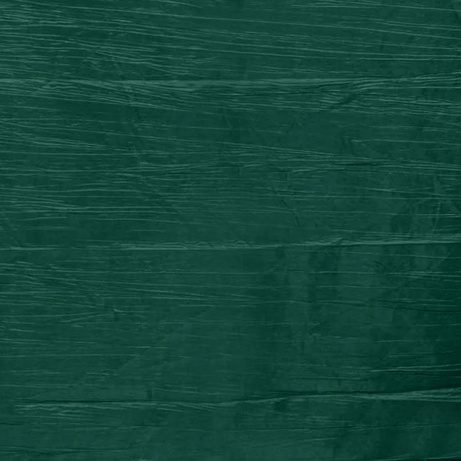 Taffeta 90"x132" Rectangle Tablecloth Hunter Emerald Green - Seamless Accordion Crinkle Table Cover