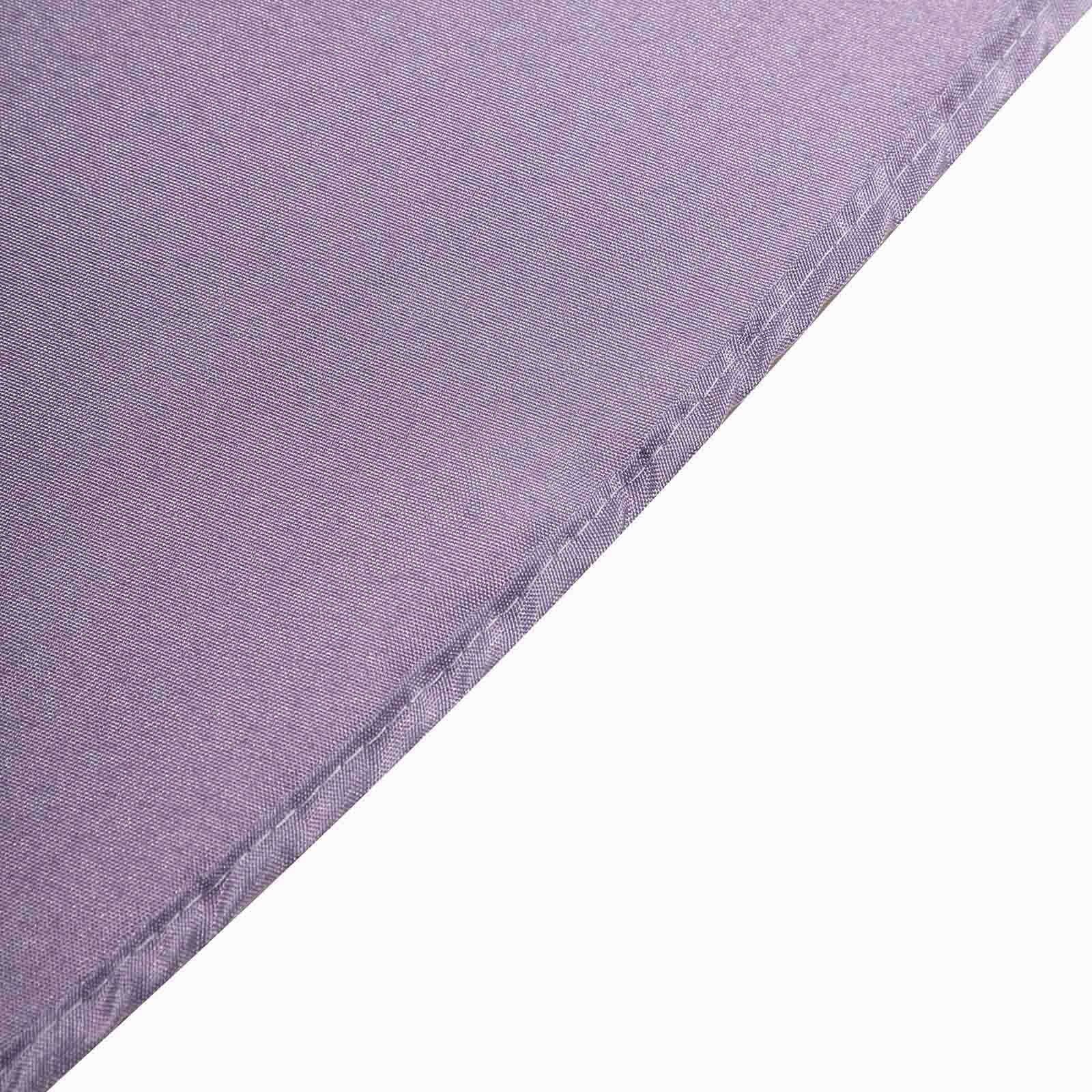 Polyester 90"x156" Rectangle Tablecloth Violet Amethyst - Seamless Wrinkle-Resistant Table Cover