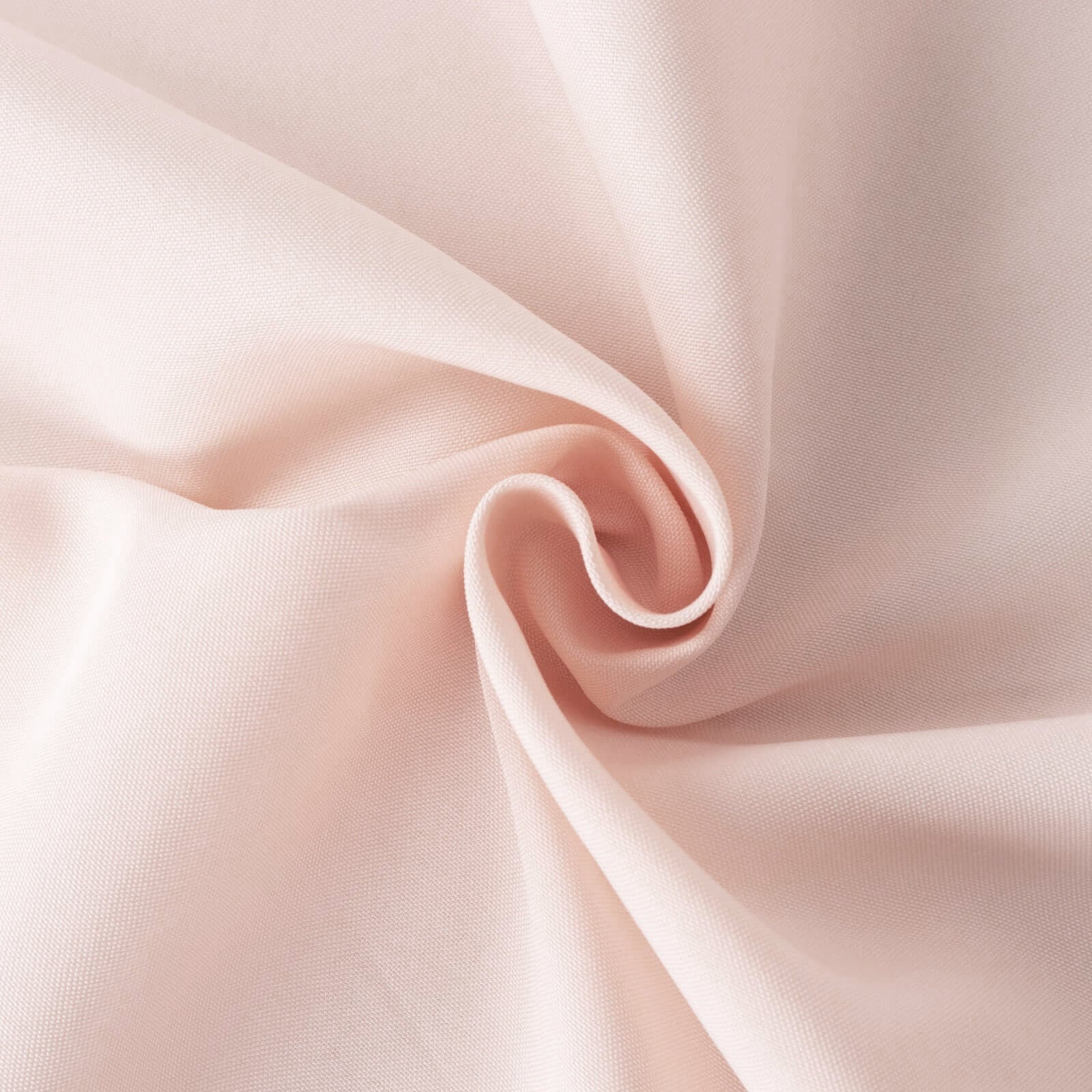 Premium Polyester 132" Round Tablecloth Blush - Seamless 220GSM Wrinkle-Resistant Table Cover