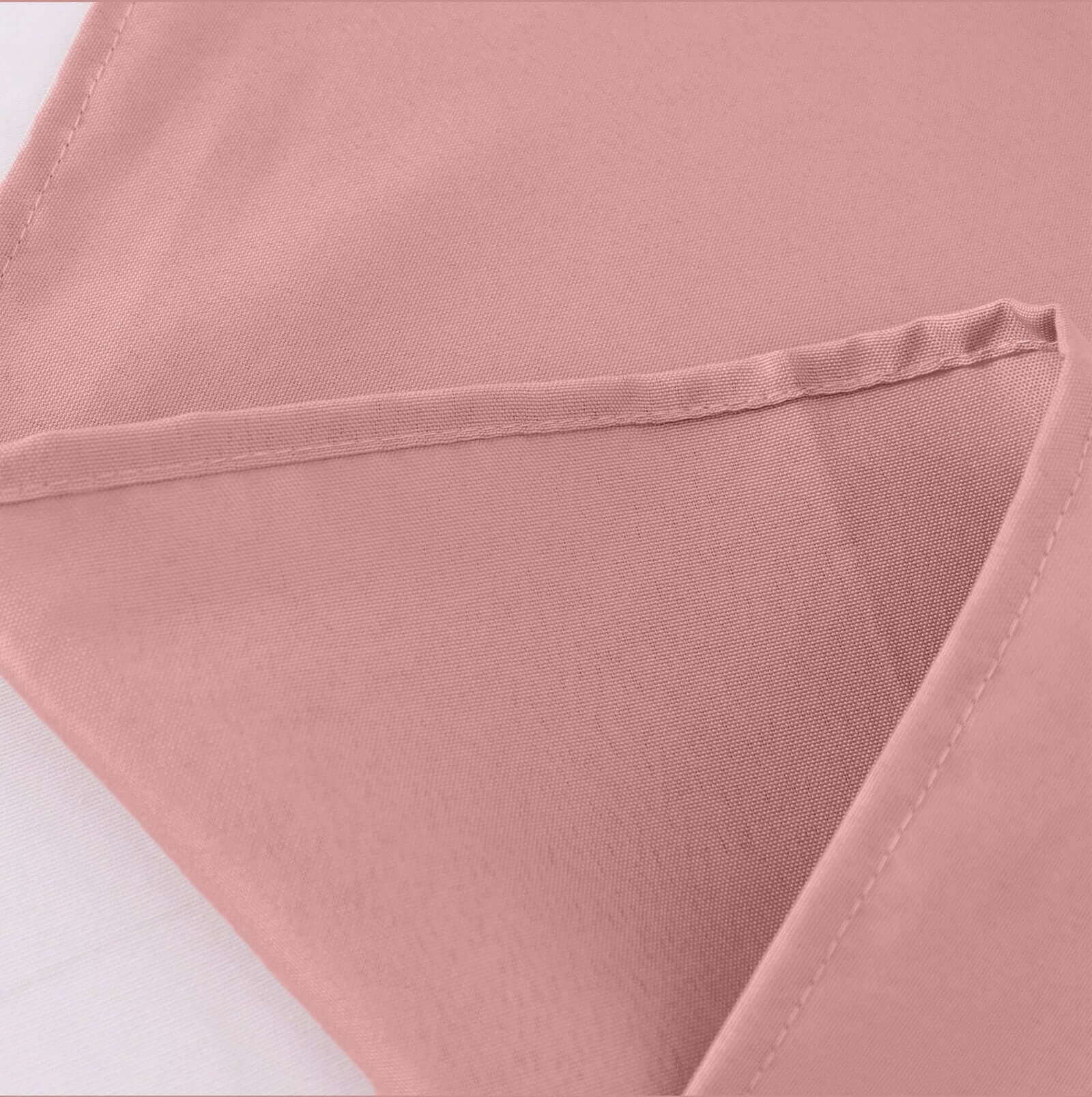 Polyester 72"x120" Rectangle Tablecloth Dusty Rose - Durable and Stylish Table Cover