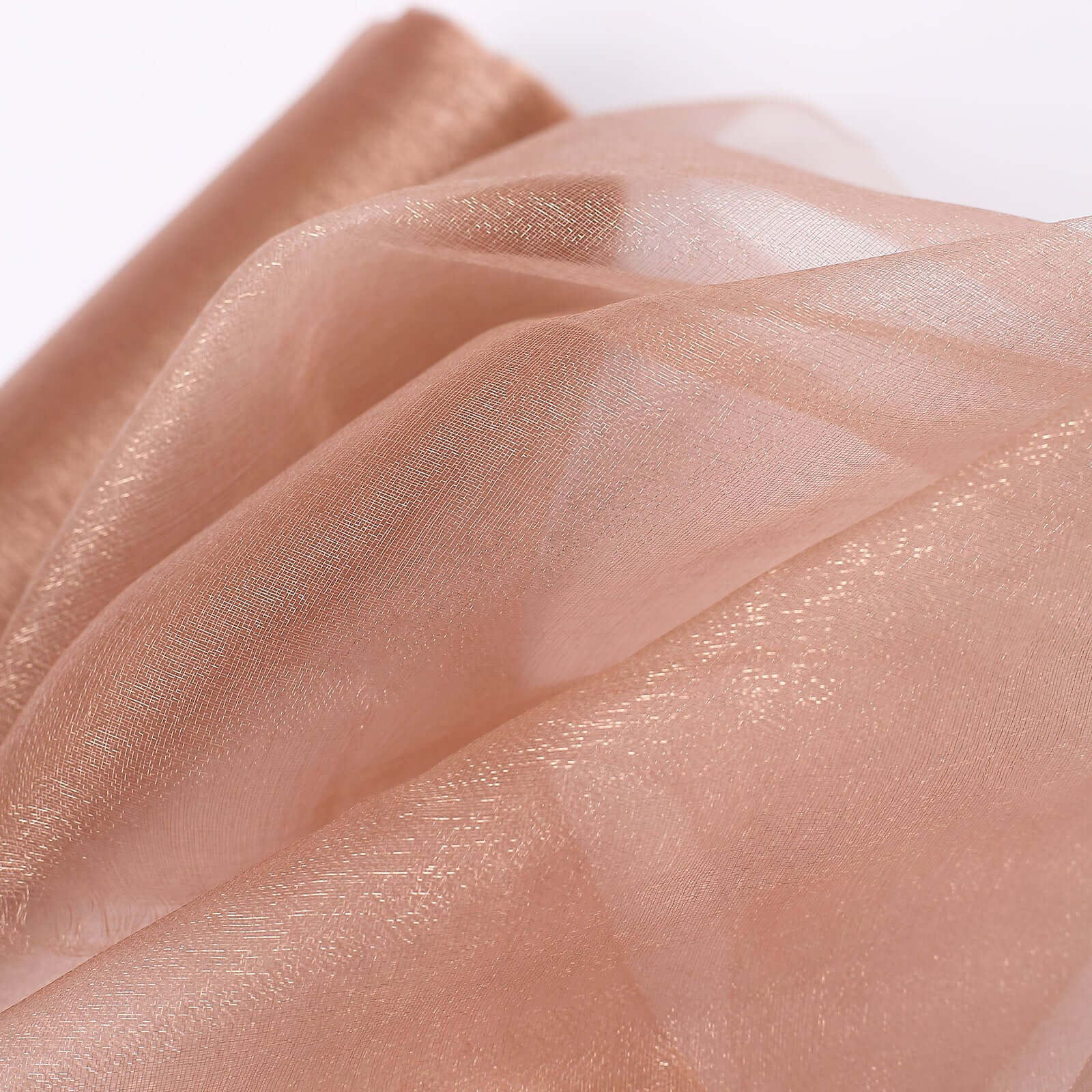 12"x10yd Dusty Rose Sheer Chiffon Fabric Bolt, DIY Voile Drapery Roll