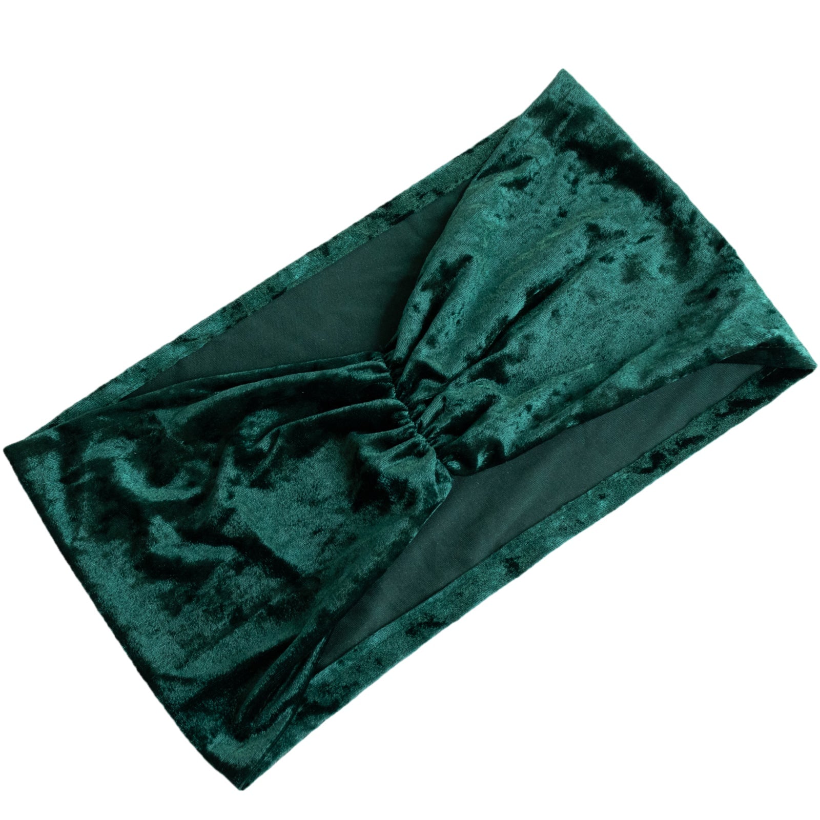 5 Pack Crushed Velvet Chair Bands Hunter Emerald Green Wide Ruffle Style - Textured Chair Sashes for Stunning Event Decor - 8"x15"