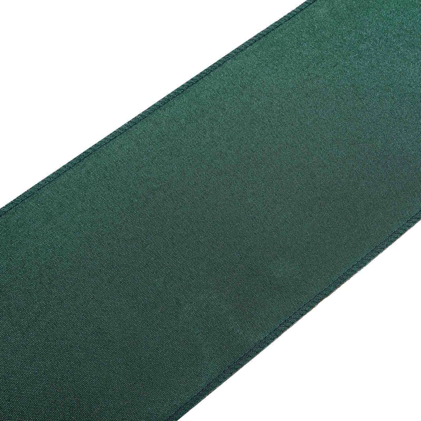 5 Pack Polyester Chair Sashes Hunter Emerald Green 6"x108"