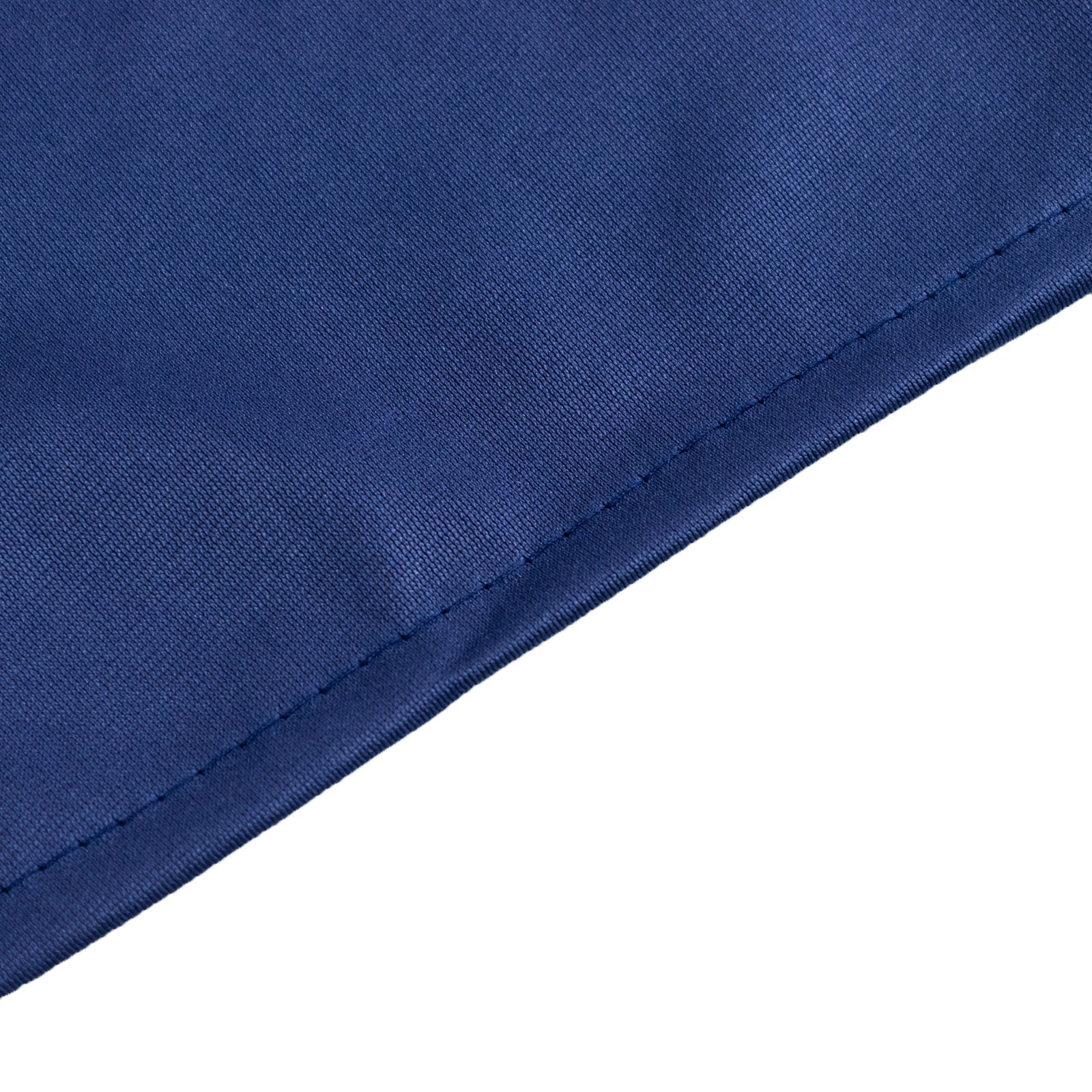 Scuba Round 90" Tablecloth Navy Blue - Wrinkle Free & Stain Resistant Table Cover