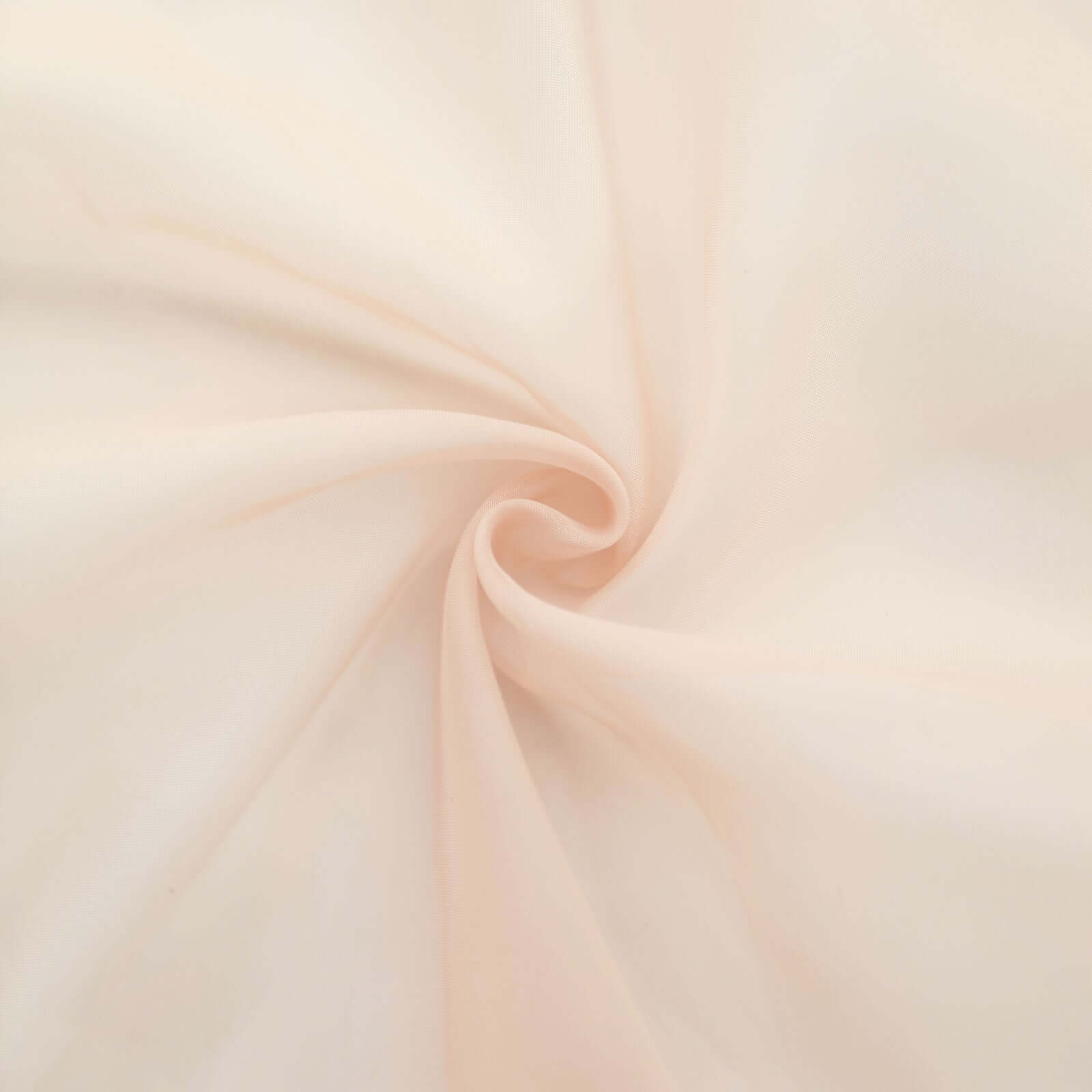 5 Pack Chiffon Chair Sashes Nude - Soft & Lightweight Designer Chair Bows 22"x78"