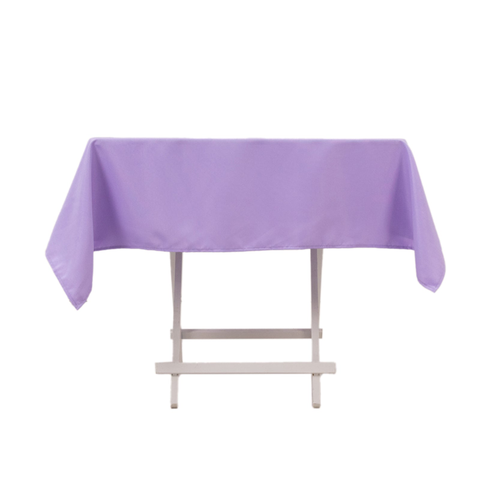 Premium Polyester 54"x54" Square Tablecloth Lavender Lilac - Stain and Wrinkle-Resistant 220GSM Table Cover