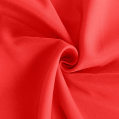 Premium Polyester 70"x70" Table Overlay Square Tablecloth Red 220GSM Wrinkle-Resistant Table Cover