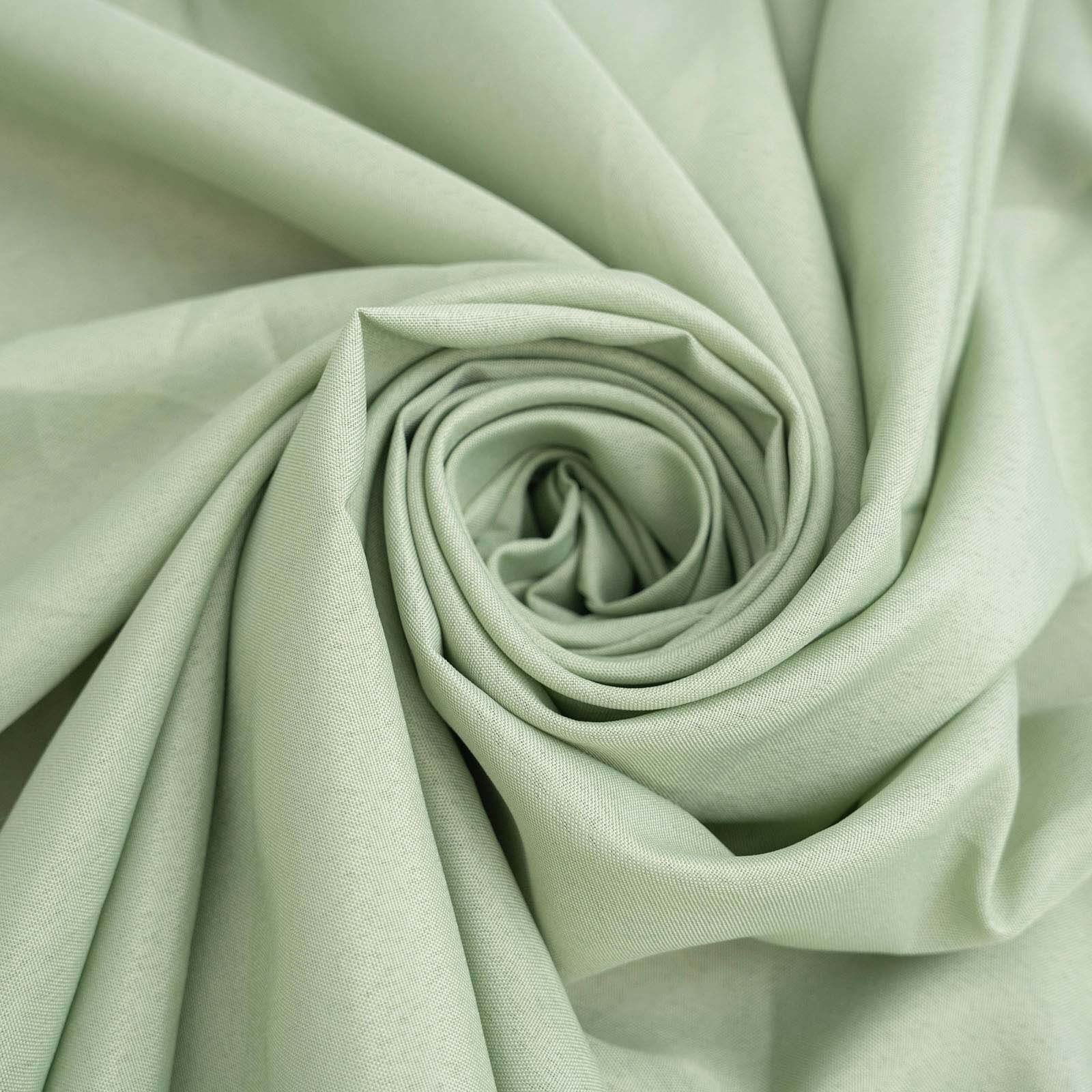 Polyester 90"x132" Rectangle Tablecloth Sage Green - Seamless Wrinkle-Resistant Table Cover