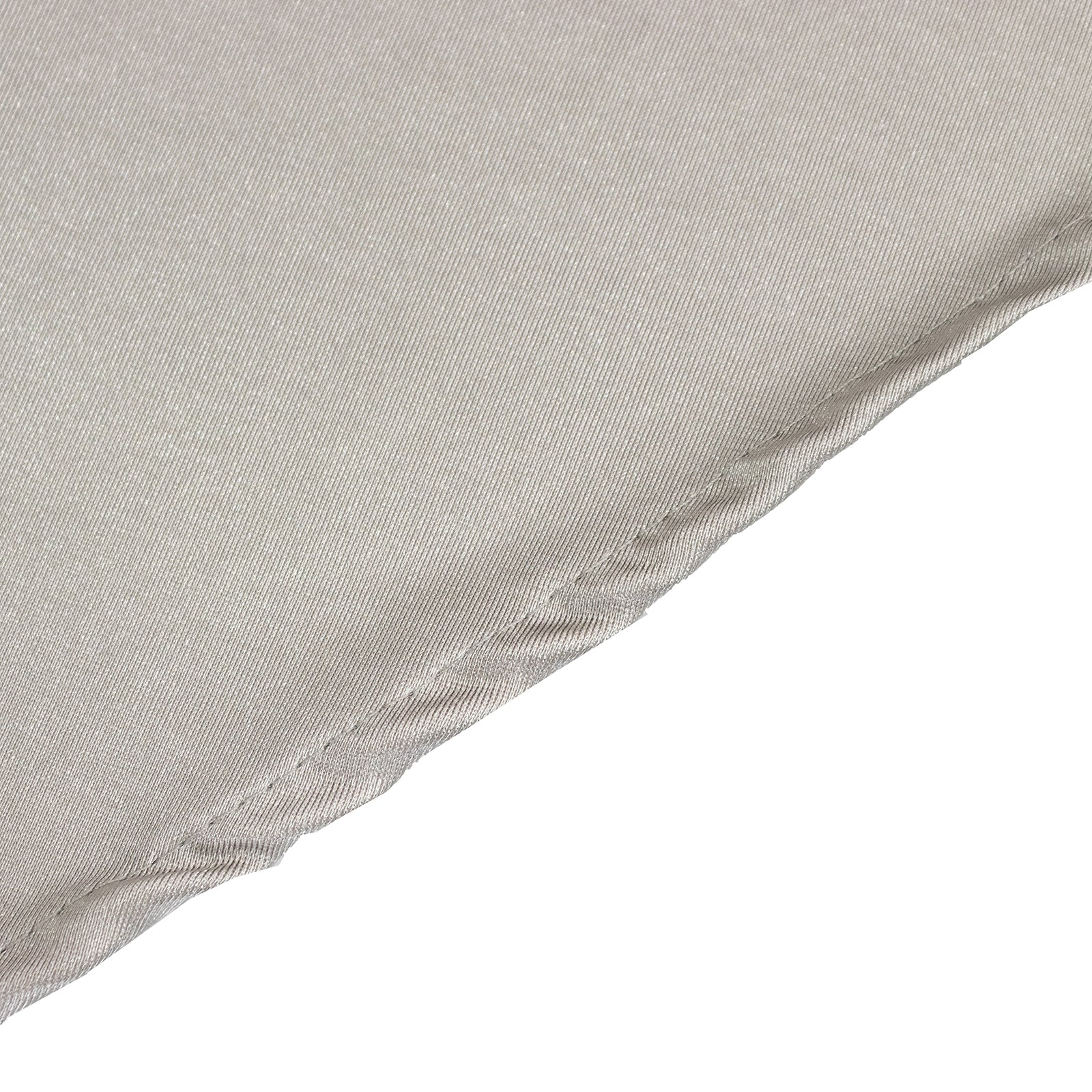 Scuba Round 108" Tablecloth Shimmering Silver - Wrinkle Free & Stain Resistant Table Cover