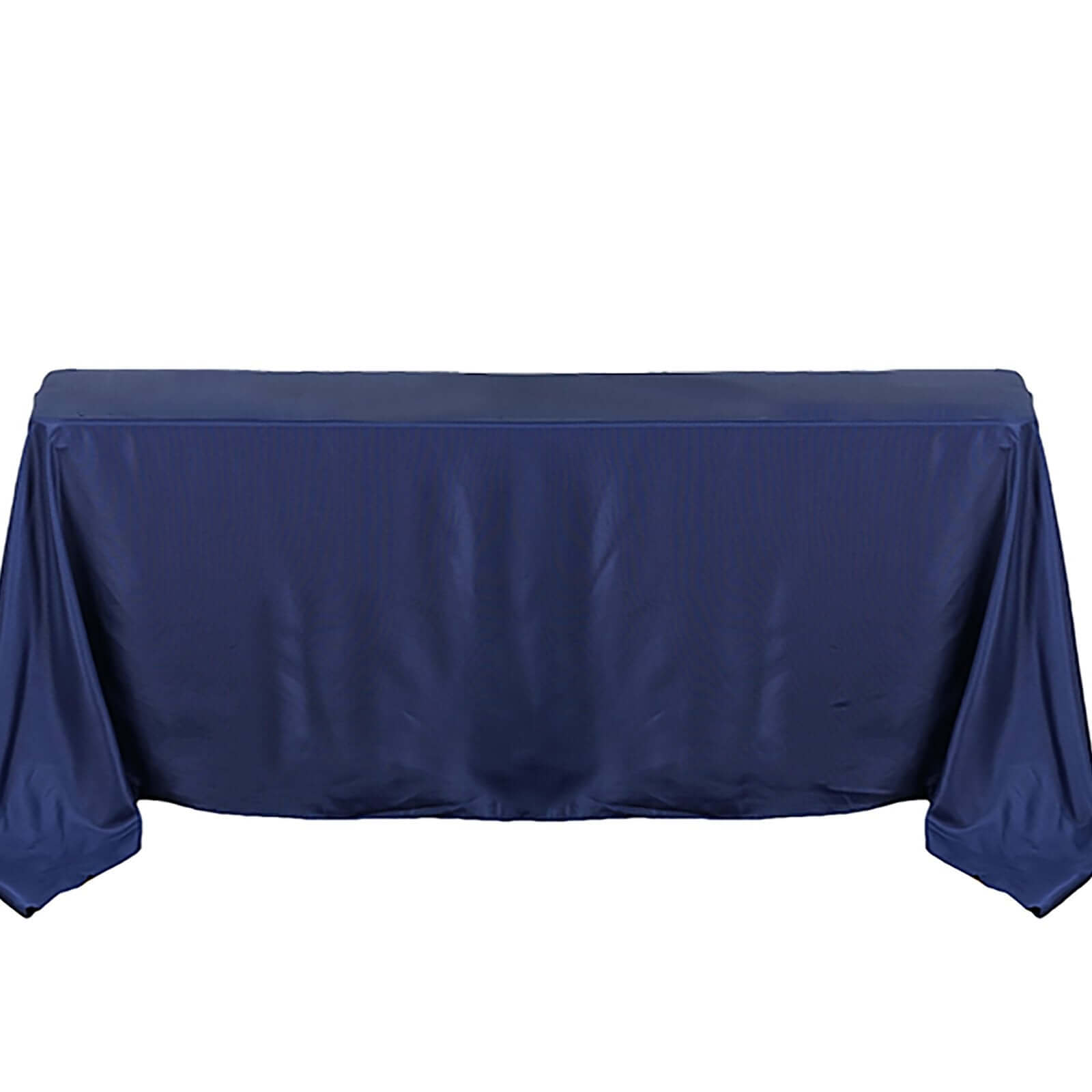 Polyester 50"x120" Rectangle Tablecloth Navy Blue - Wrinkle-Resistant Table Cover