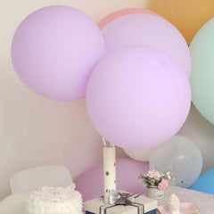 10 Pack 18" Matte Pastel Lavender Lilac Helium or Air Latex Party Balloons