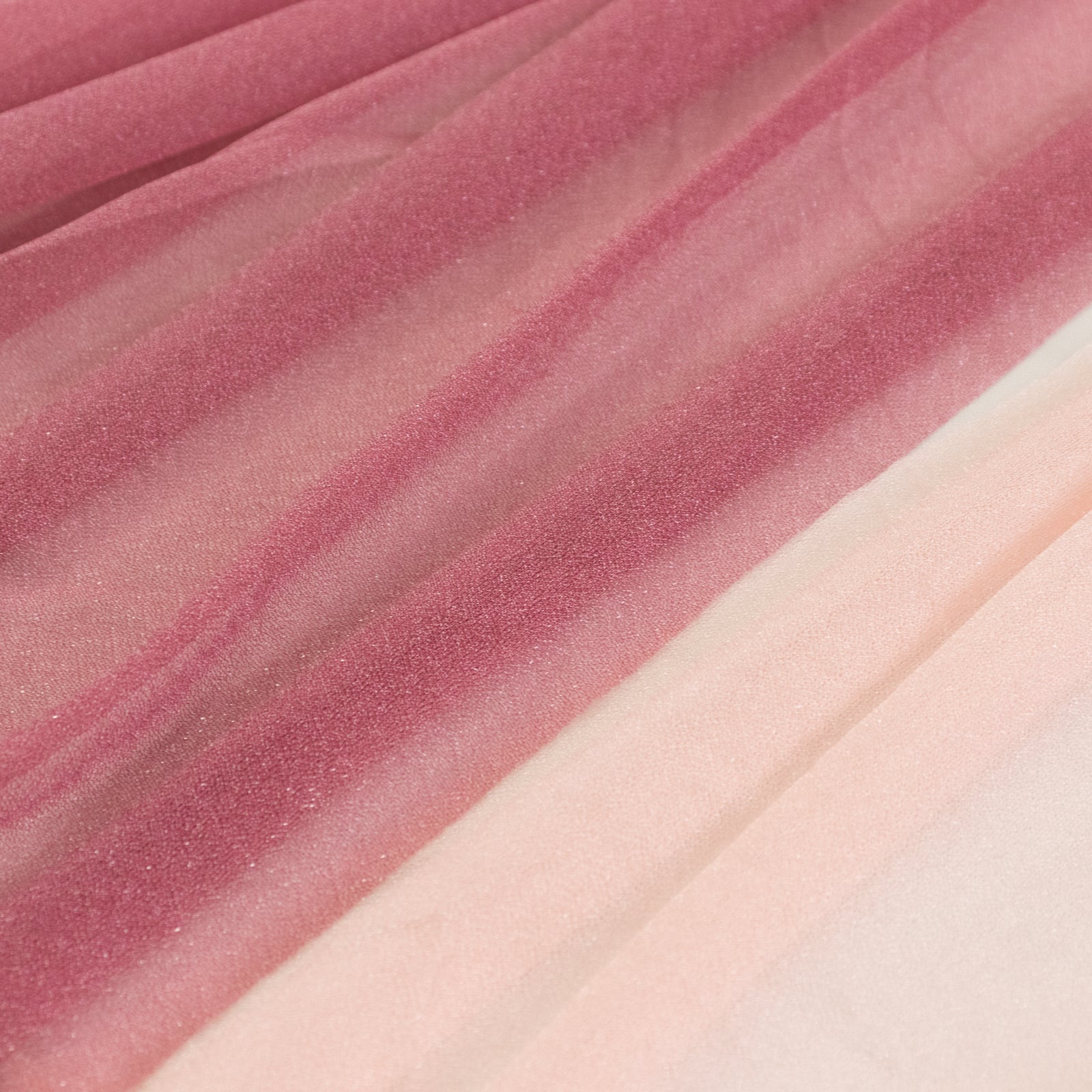 14ft Sheer Pleated Ruffle Skirting Chiffon Table Skirt - Mauve and Blush, Shimmer Sheer, Wrinkle-Free Fabric
