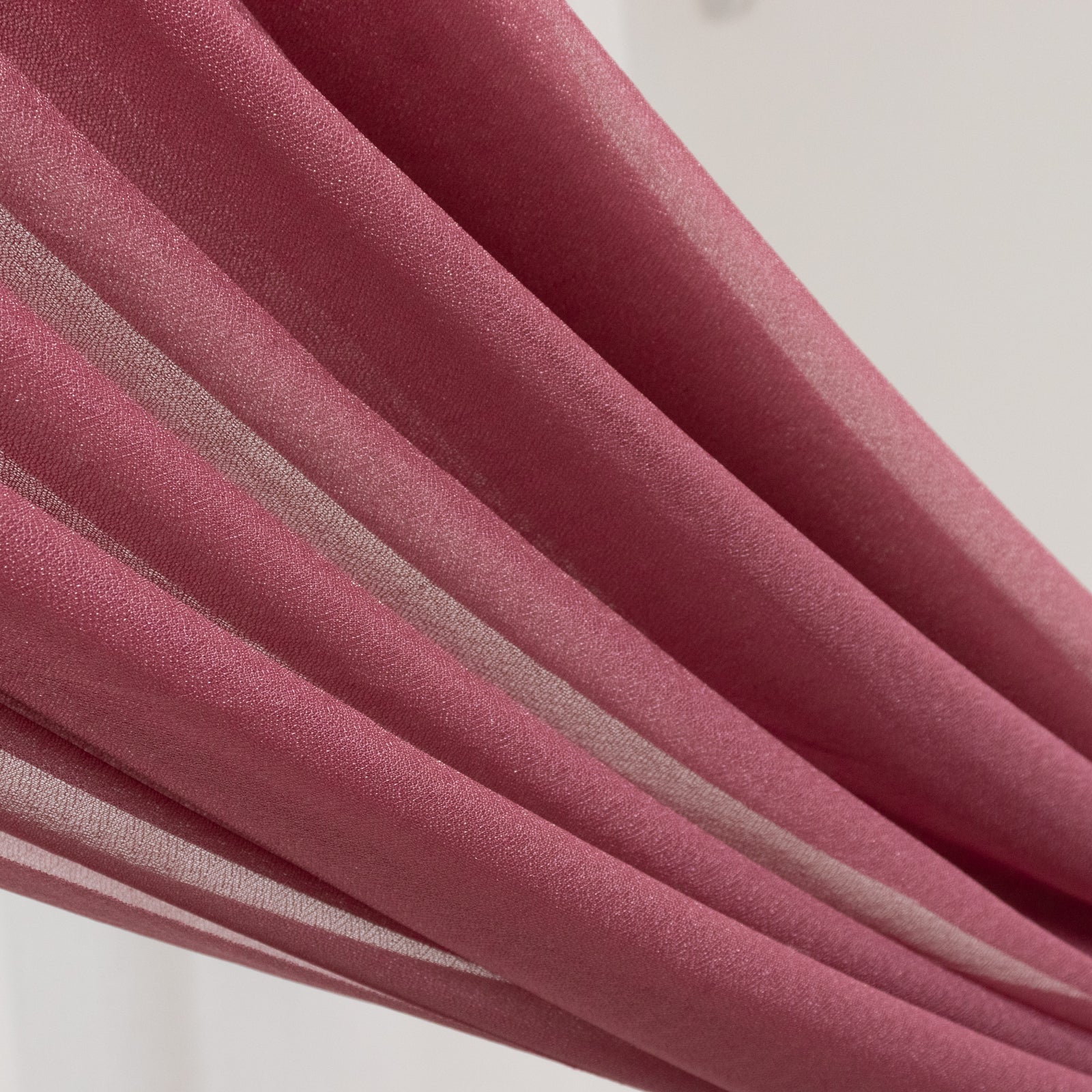 Mauve Cinnamon Rose Sheer Backdrop Drape – 5ftx32ft Wedding Arch & Ceiling Decor Panel, Wrinkle Free with Soft Shimmer