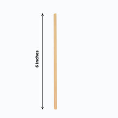 100-Pack Compostable Straws Plant Based 100% Plastic Free - Biodegradable Wheat Straws for Drinks 6"