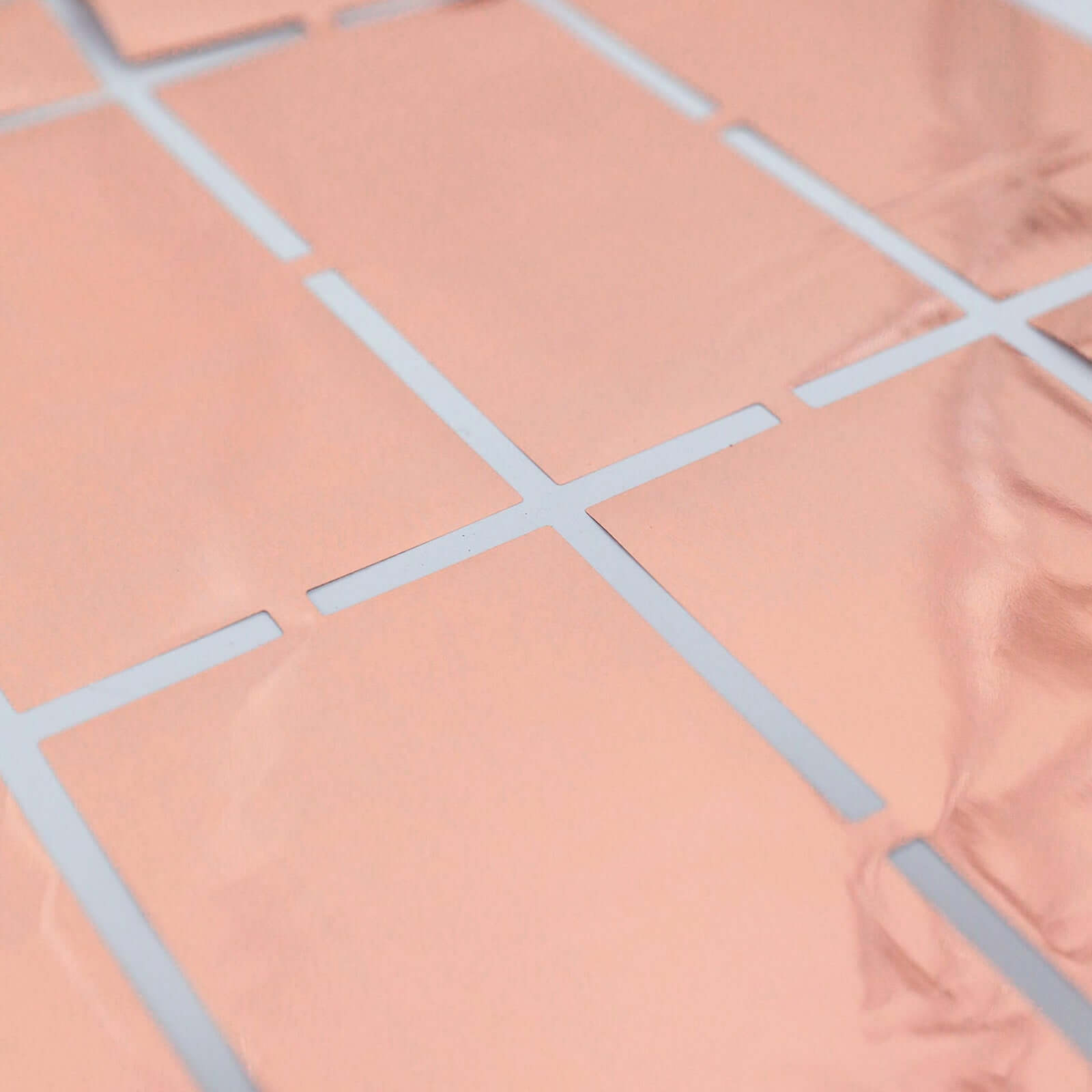 Shiny Rose Gold Metallic Foil Rectangle Curtain Party Backdrop Door Window Curtain - 3ftx6.5ft