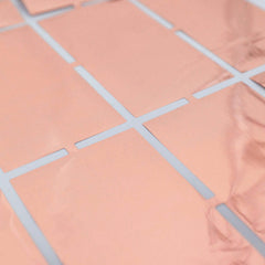 Shiny Rose Gold Metallic Foil Rectangle Curtain Party Backdrop Door Window Curtain - 3ftx6.5ft