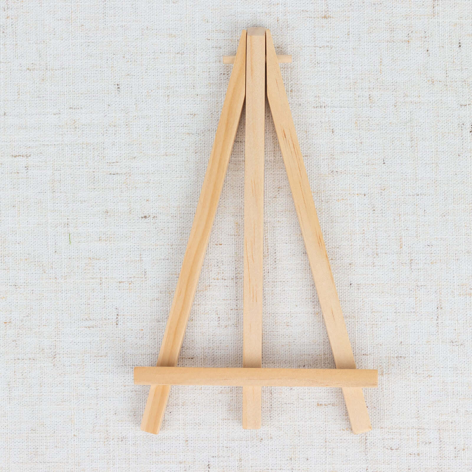 10-Pack Wooden Display Easel Stands DIY Small Design Natural - Rustic Place Card Table Number Holders 7"