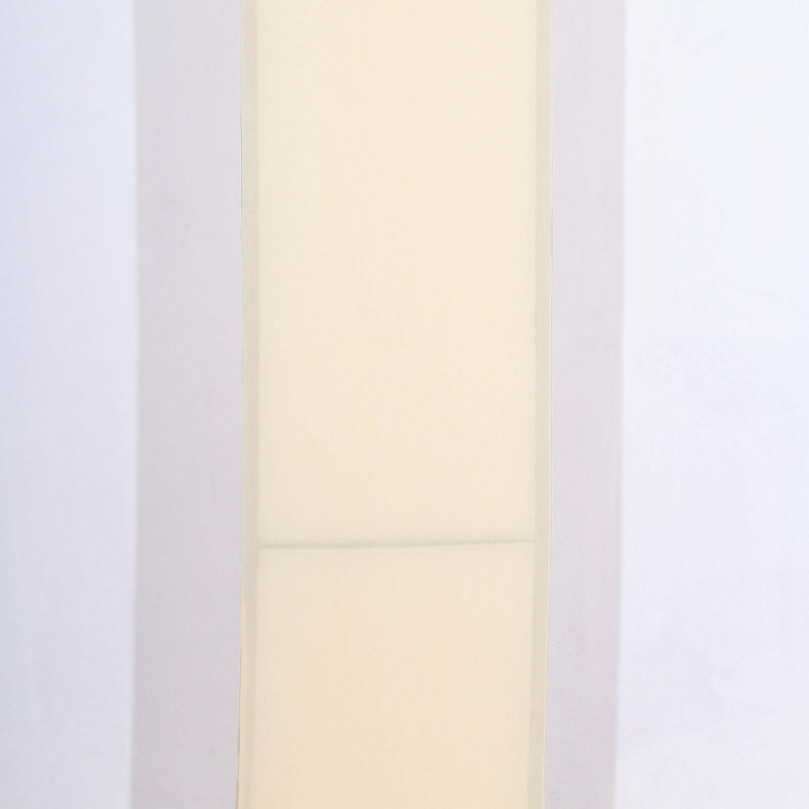 8ft Beige Spandex Fitted Open Arch Wedding Arch Cover, Double-Sided U-Shaped Backdrop Slipcover