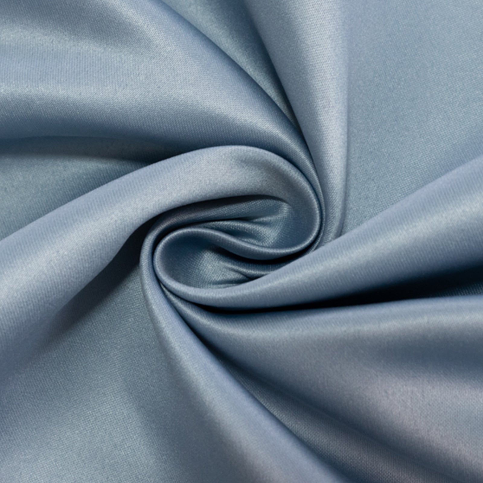 Lamour Satin 60"x102" Rectangle Tablecloth Dusty Blue - Durable & Silky Soft Feel Table Cover