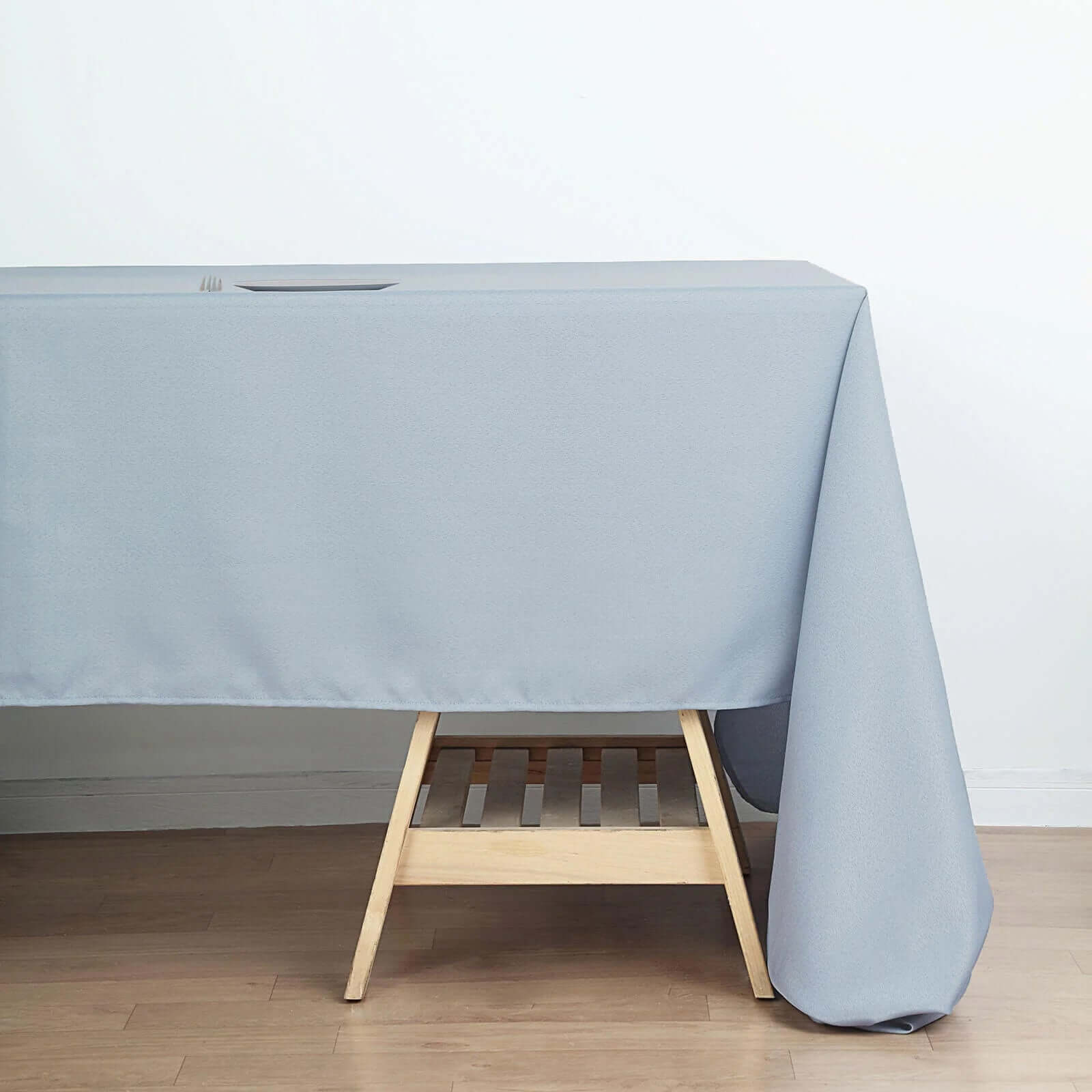 Polyester 60"x126" Rectangle Tablecloth Dusty Blue - Wrinkle-Resistant Table Cover