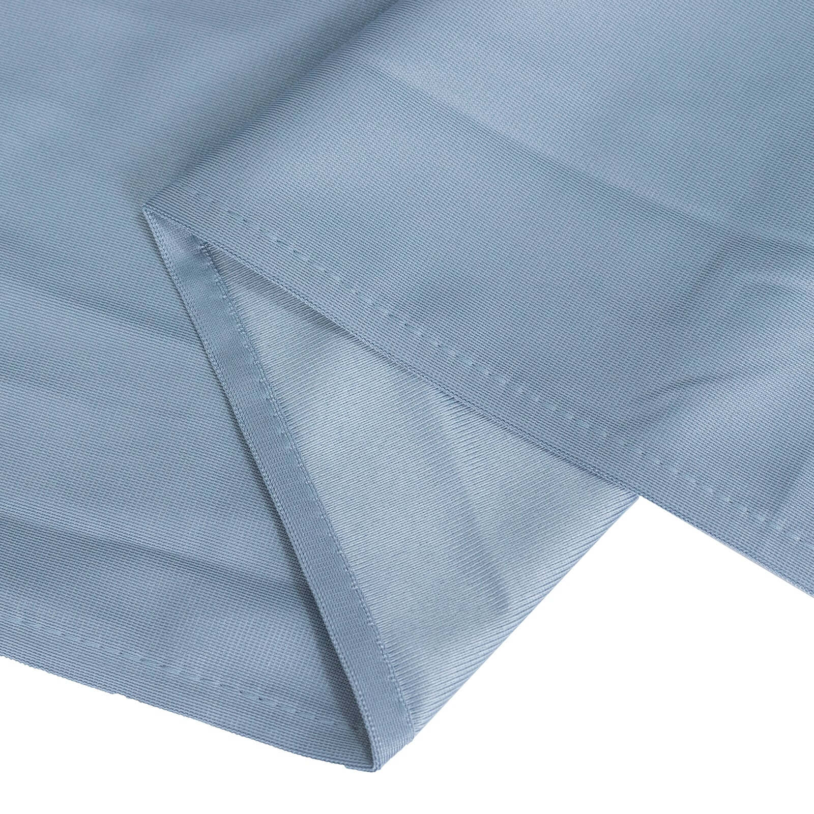 Scuba Rectangular 90"x156" Tablecloth Dusty Blue - Wrinkle Free, Stain Resistant & Seamless Table Cover
