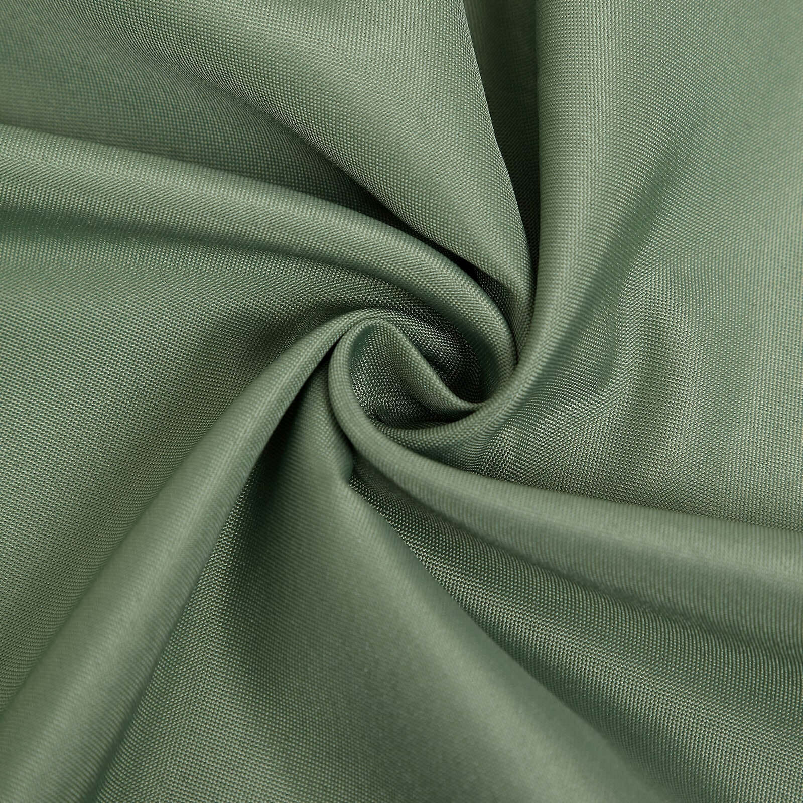 Polyester Slip On Folding Chair Covers Dusty Sage Green - Stain-Resistant Reusable Durable Fabric