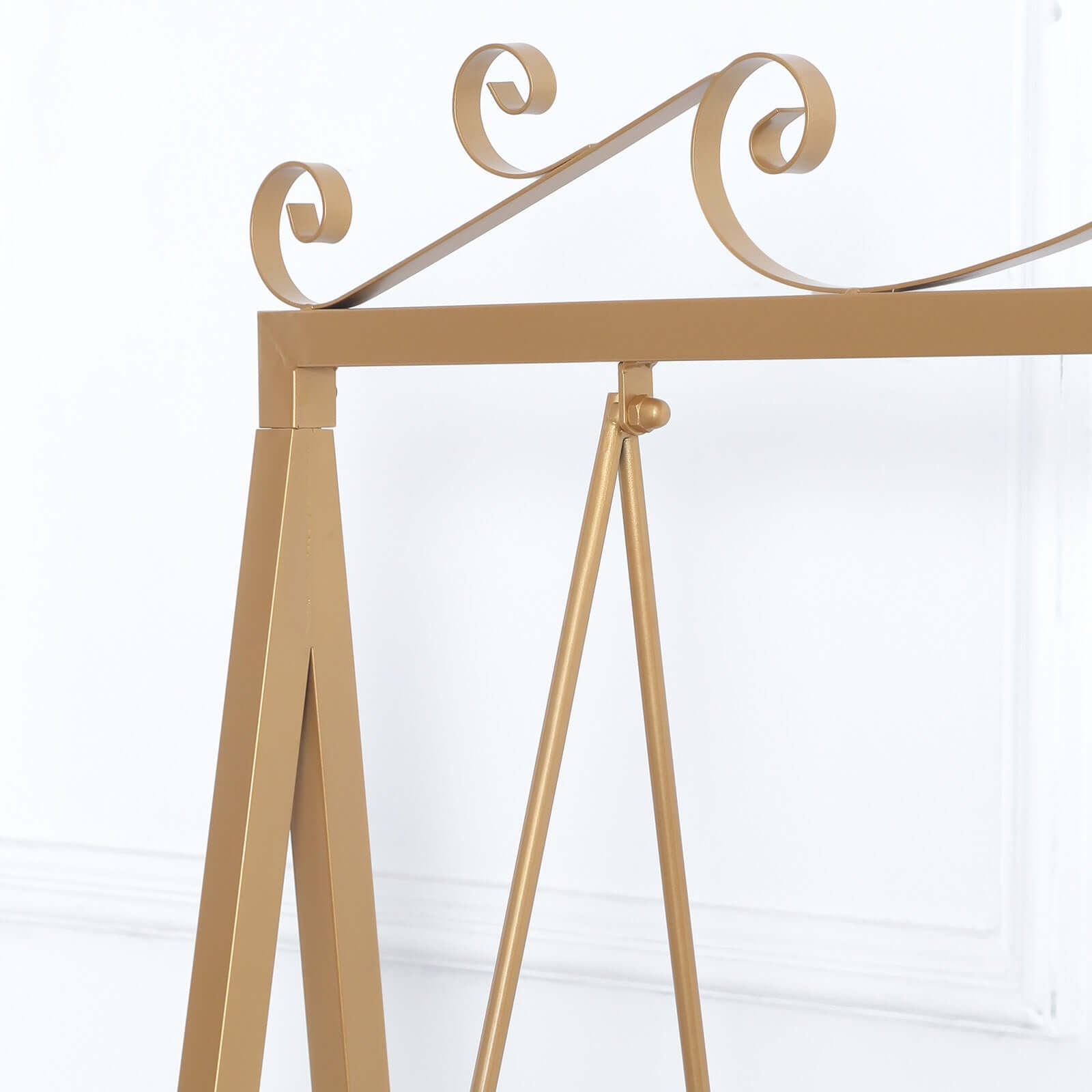 Metal Floor Swing Cake Stand Gold - Exquisite Hanging Dessert Display Serving Station for Upscale Parties & Weddings 6ft Tall