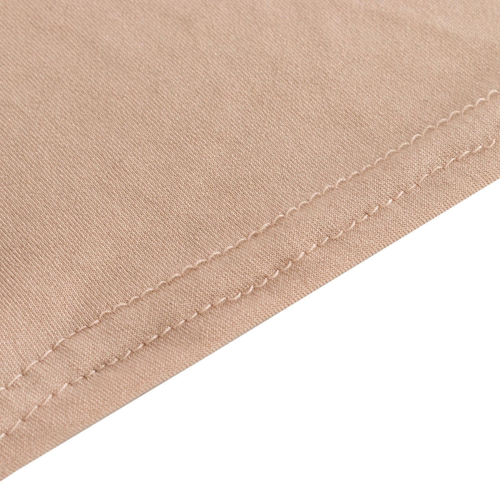 Spandex 30" Round Cocktail Table Cover Nude - Easy to Maintain Stretch Fitted Highboy Tablecloth