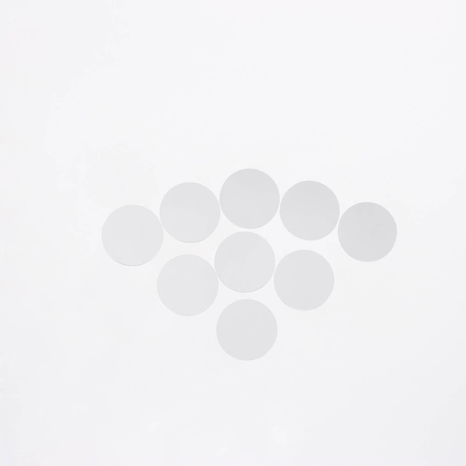 12 Pack Round Acrylic Mirror Wall Stickers, 6" Removable Wall Decals For Home Decor