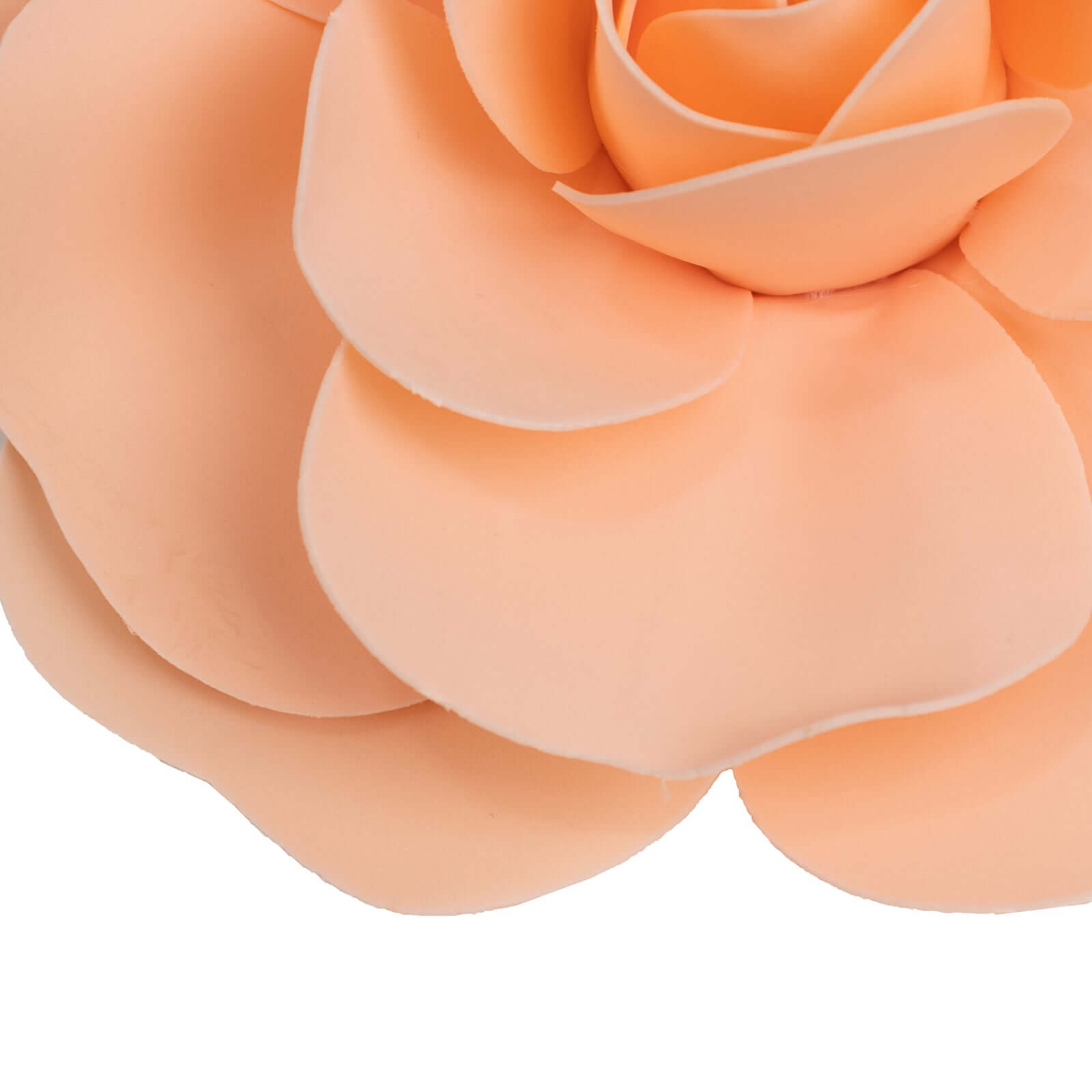 4 Pack 12" Large Blush Real Touch Artificial Foam DIY Craft Roses
