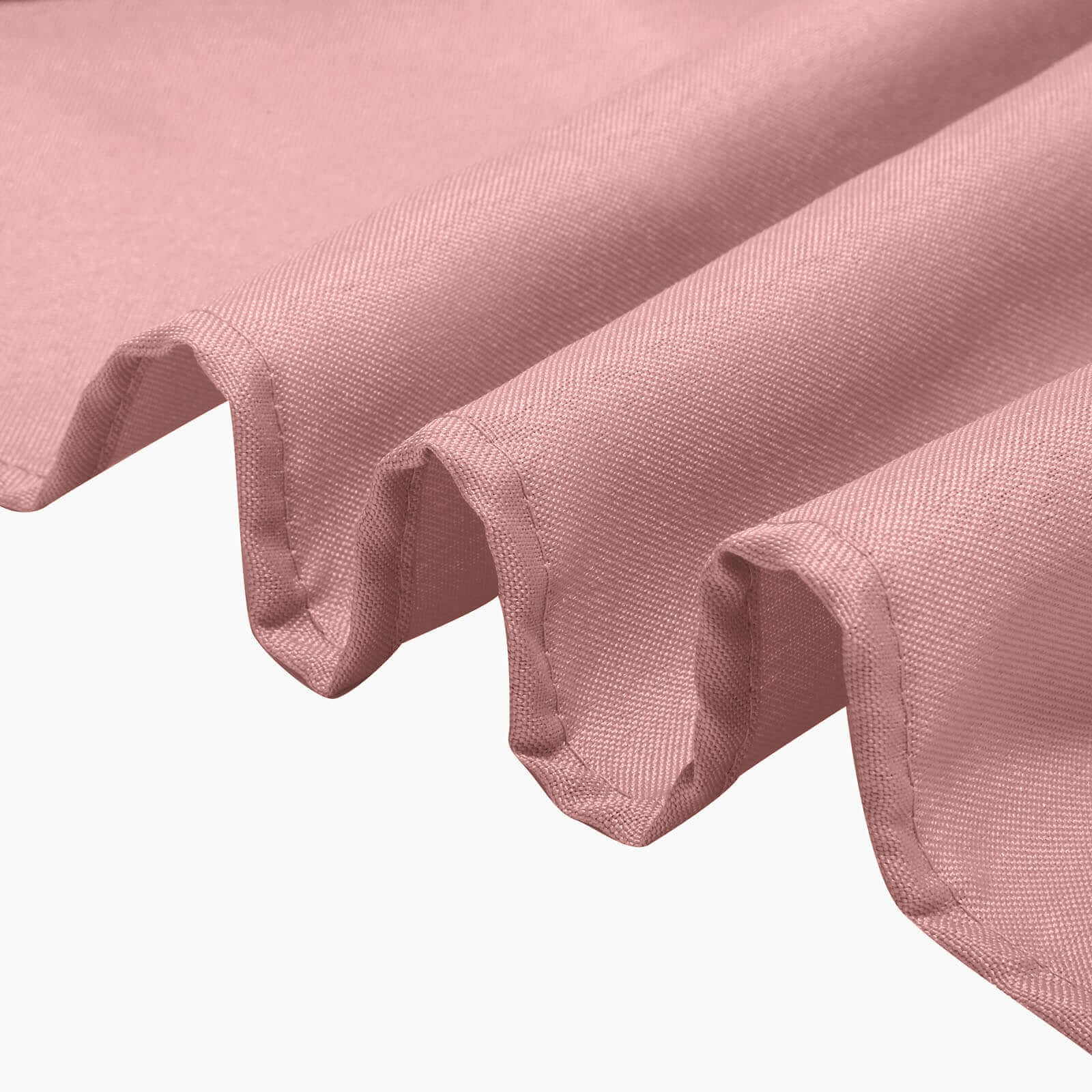 Polyester Square 70"x70" Tablecloth Dusty Rose - Wrinkle-Resistant & Durable Table Cover