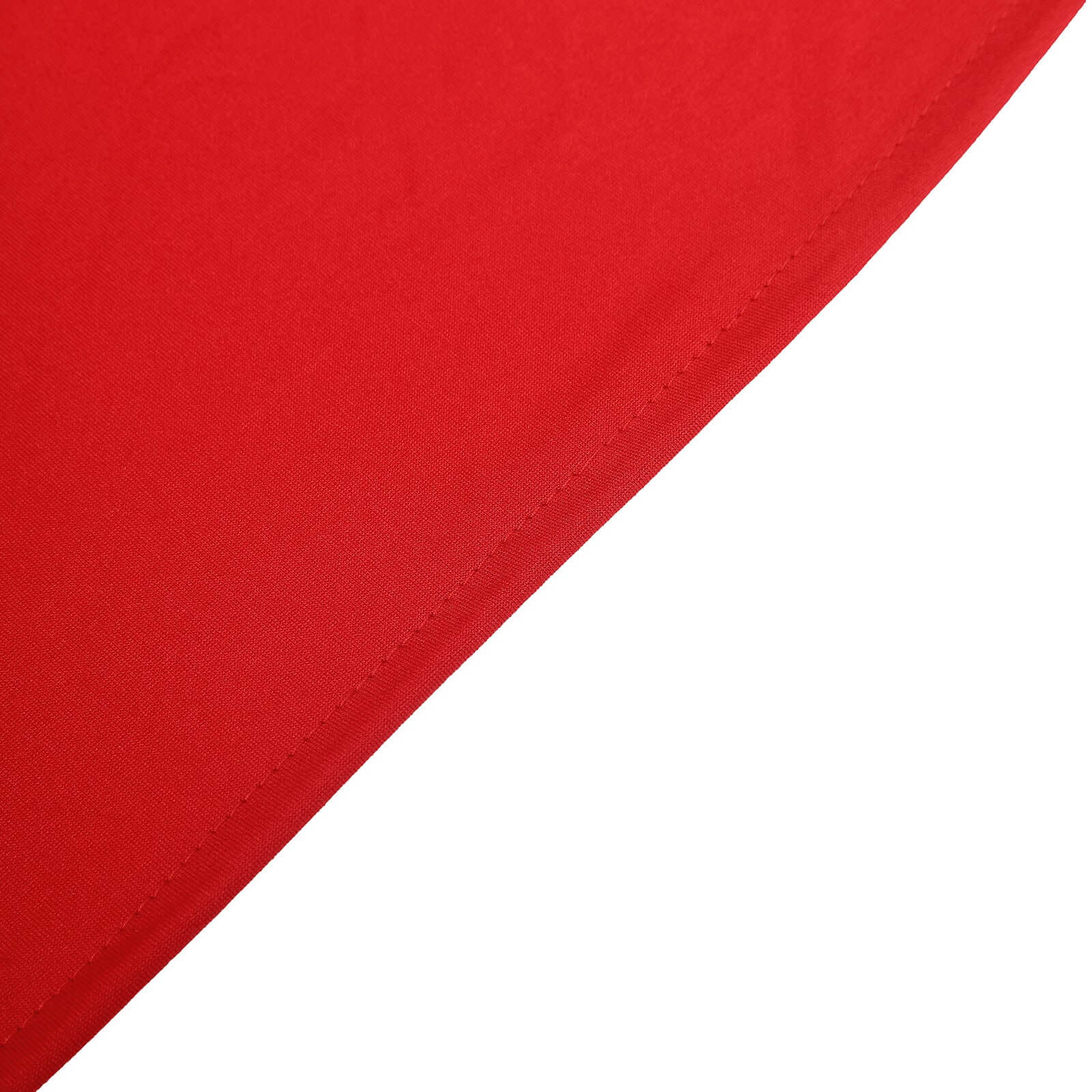 Set of 3 Matte Red Spandex Fitted Chiara Backdrop Stand Cover For Round Top Wedding Arch - 5ft, 6ft, 7ft