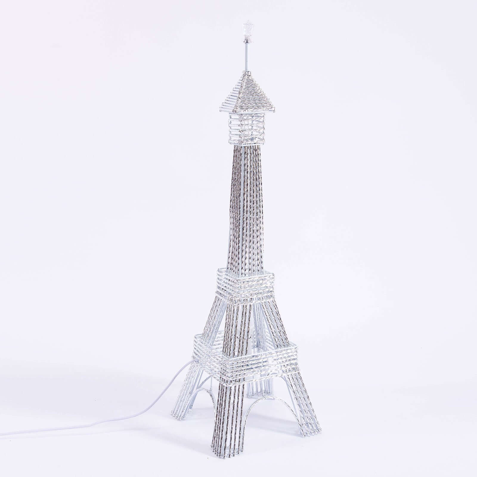 3.5ft Color Changing LED Metal Eiffel Tower Columns LED Lamp, Night Light Wedding Centerpiece