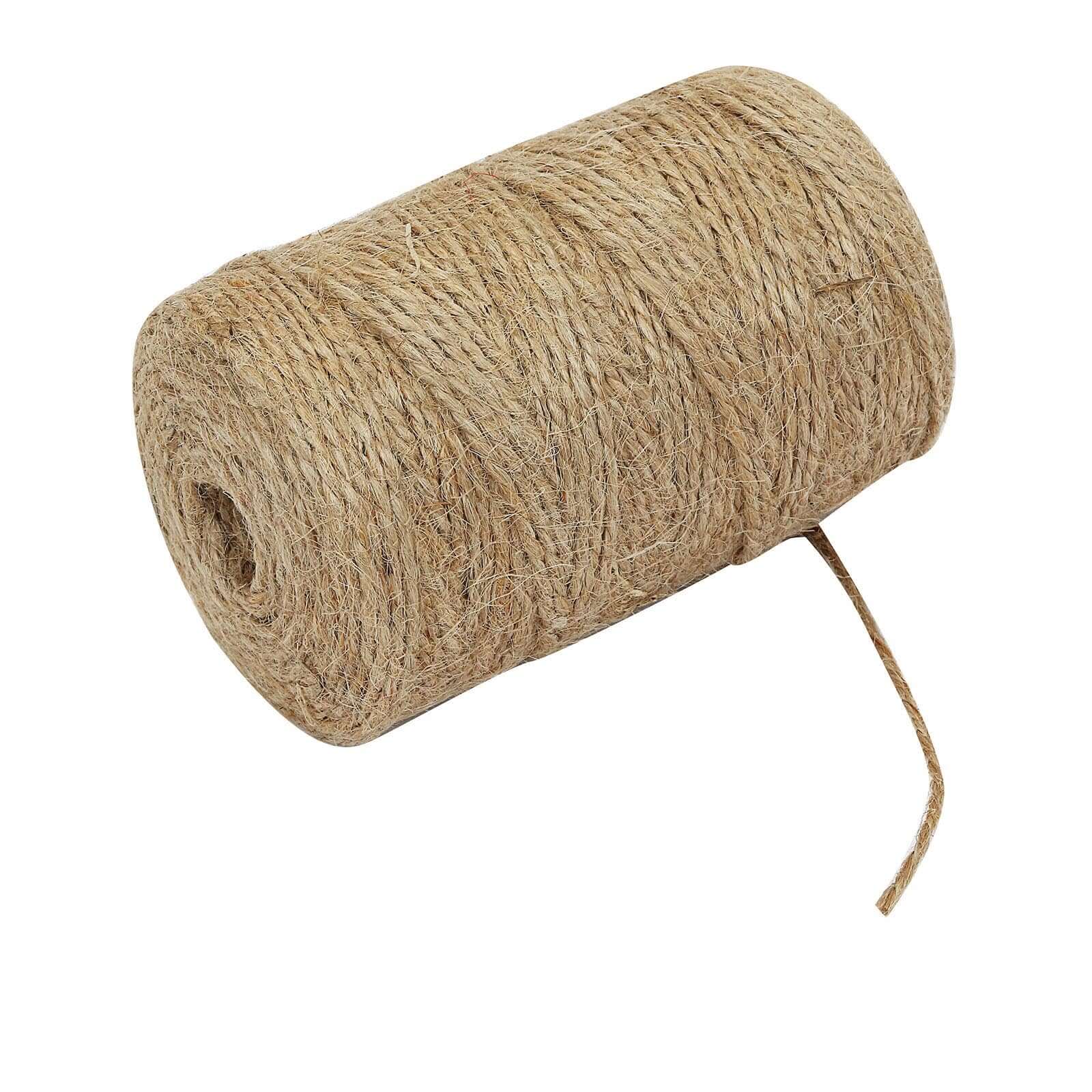 109Yards 2-ply Jute Rope Twine, DIY Crafts Gift Packing String