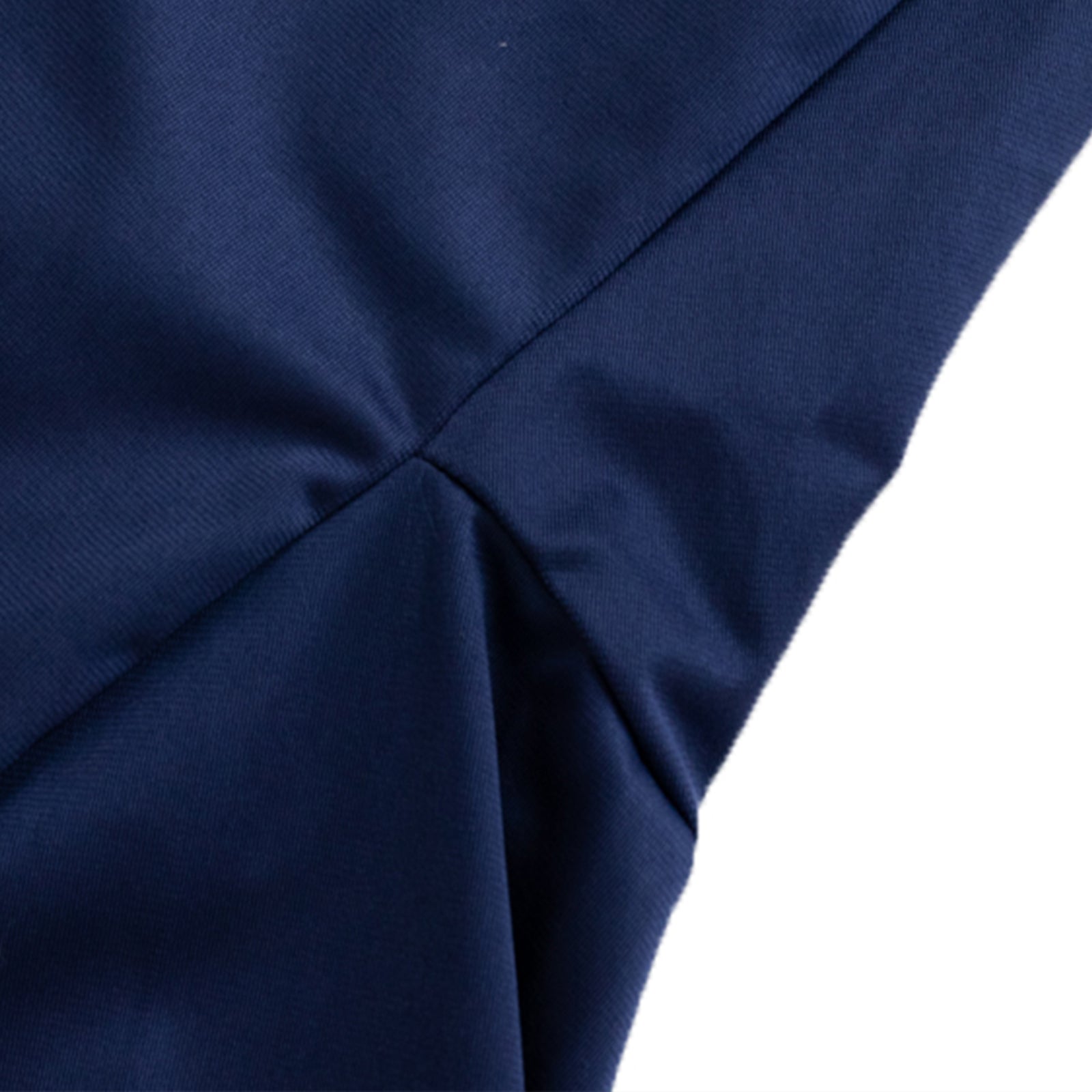 Scuba Stretch Folding Chair Cover Navy Blue - Wrinkle Free & Durable Slipcover