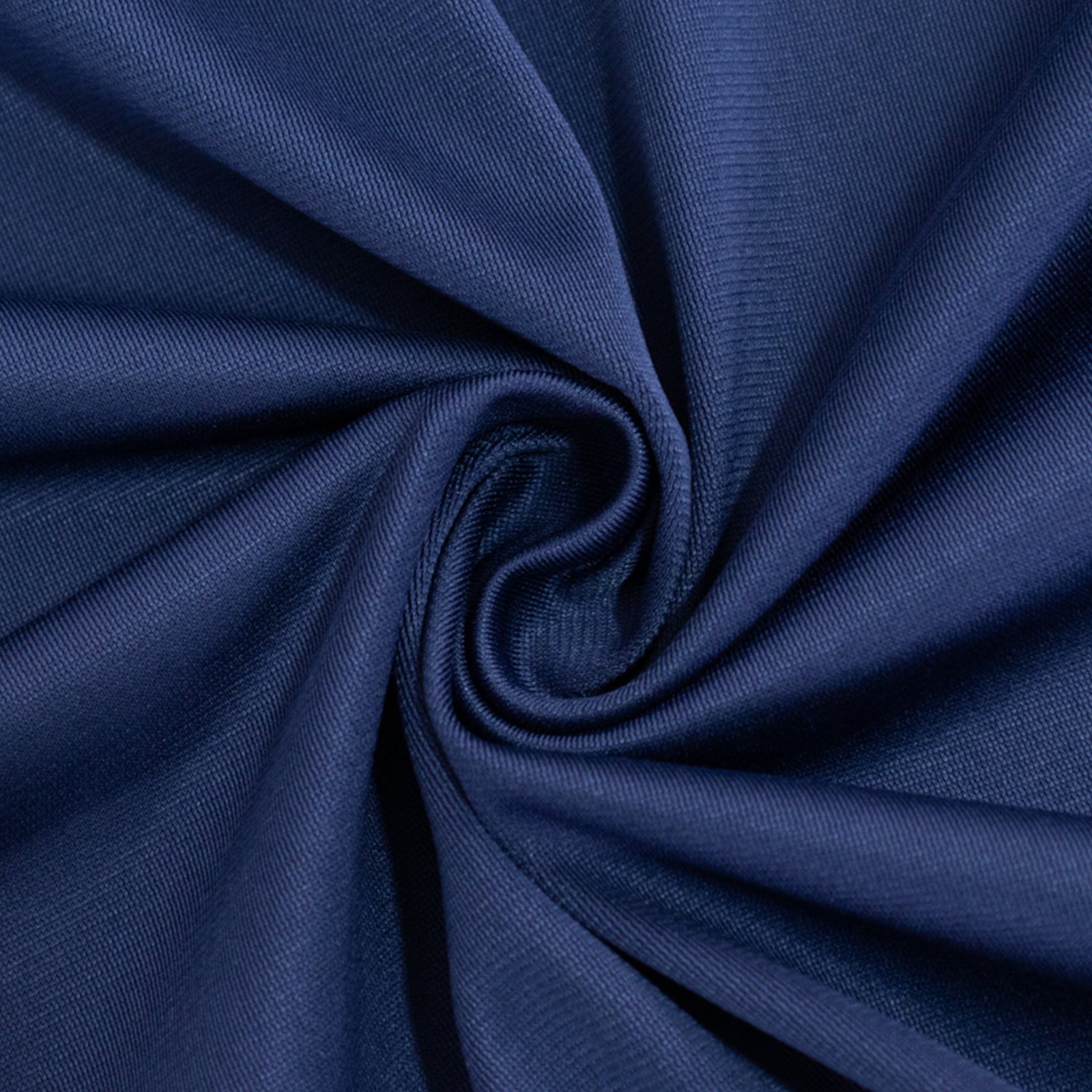 Scuba Polyester 24"x72" Wide Table Runner Navy Blue - Wrinkle-Free Table Linen