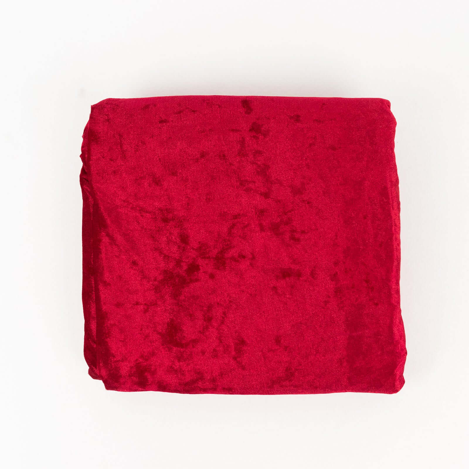 65"x5 Yards Burgundy Crushed Velvet Fabric Bolt, DIY Craft Fabric Roll